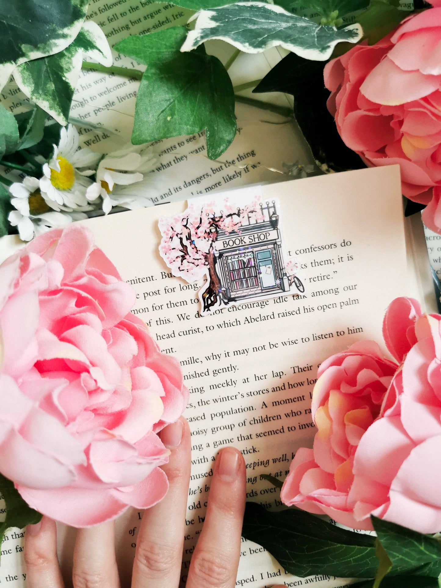 Pastel Bookshop Magnetisk Bokmerke