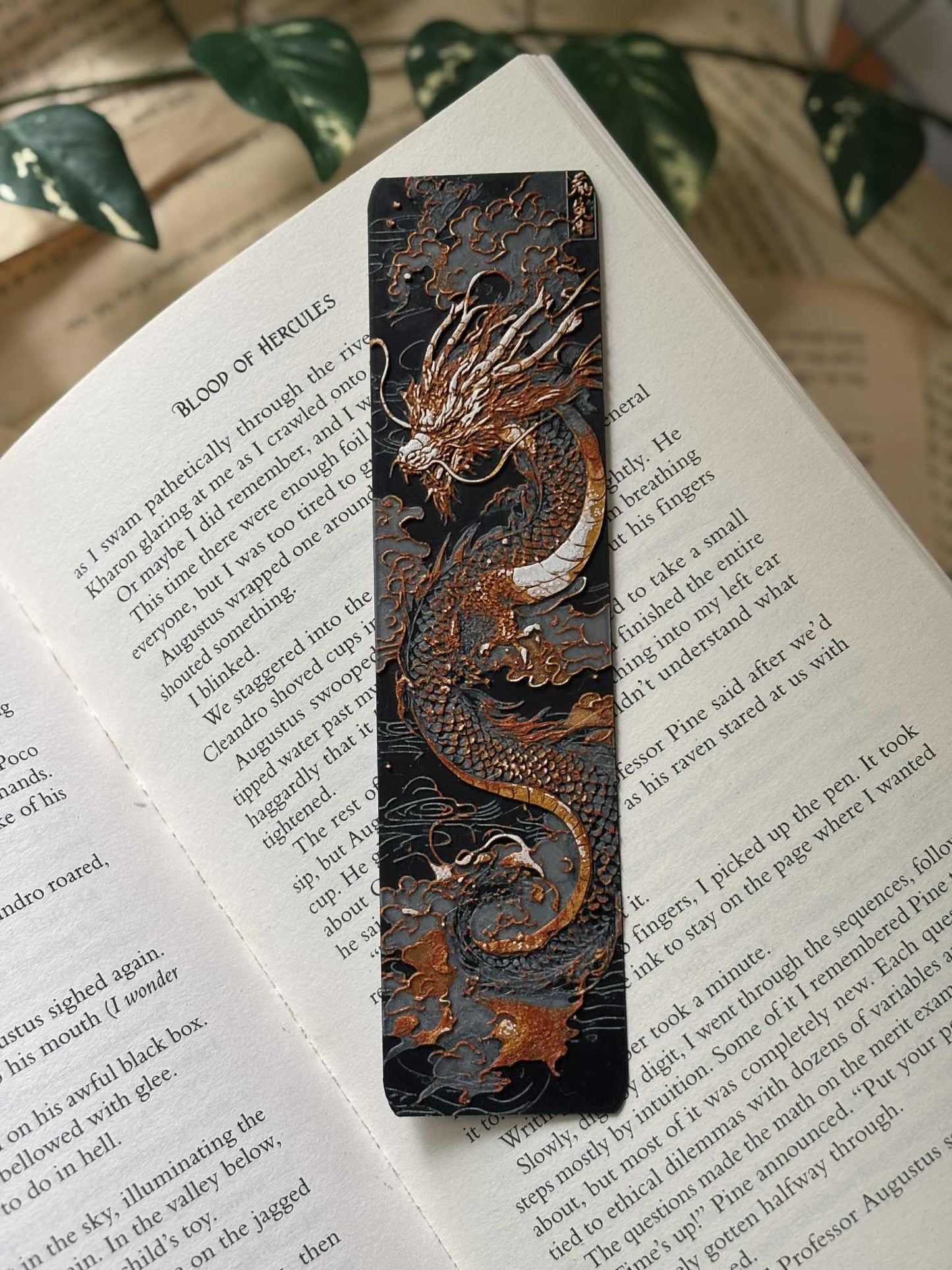 Bronze Dragons 2 stk Bokmerker