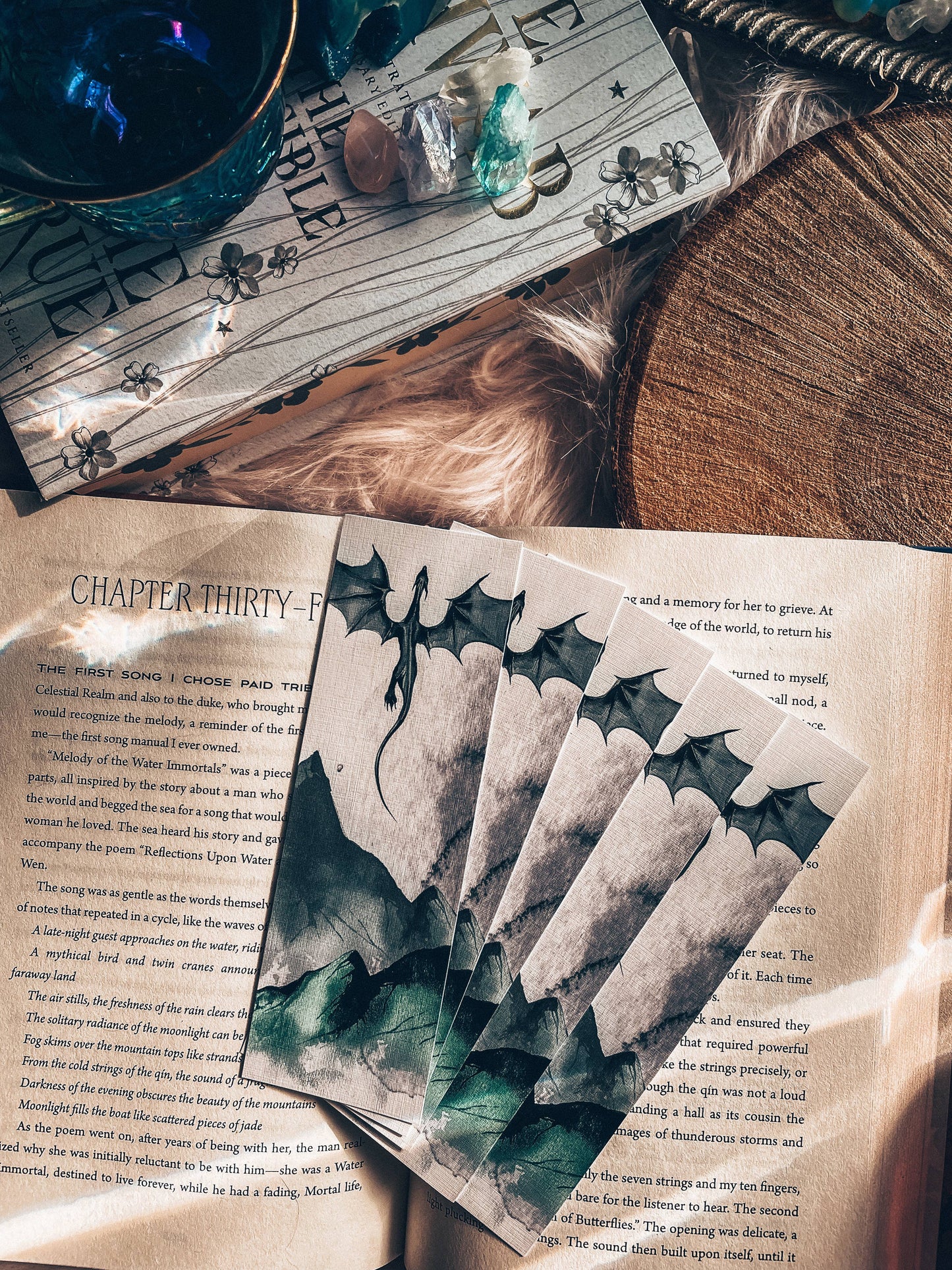 Black Dragon Flying Bokmerke