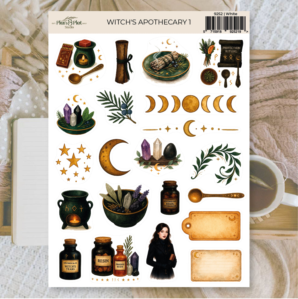 Witch's apothecary 1 Sticker Sheet
