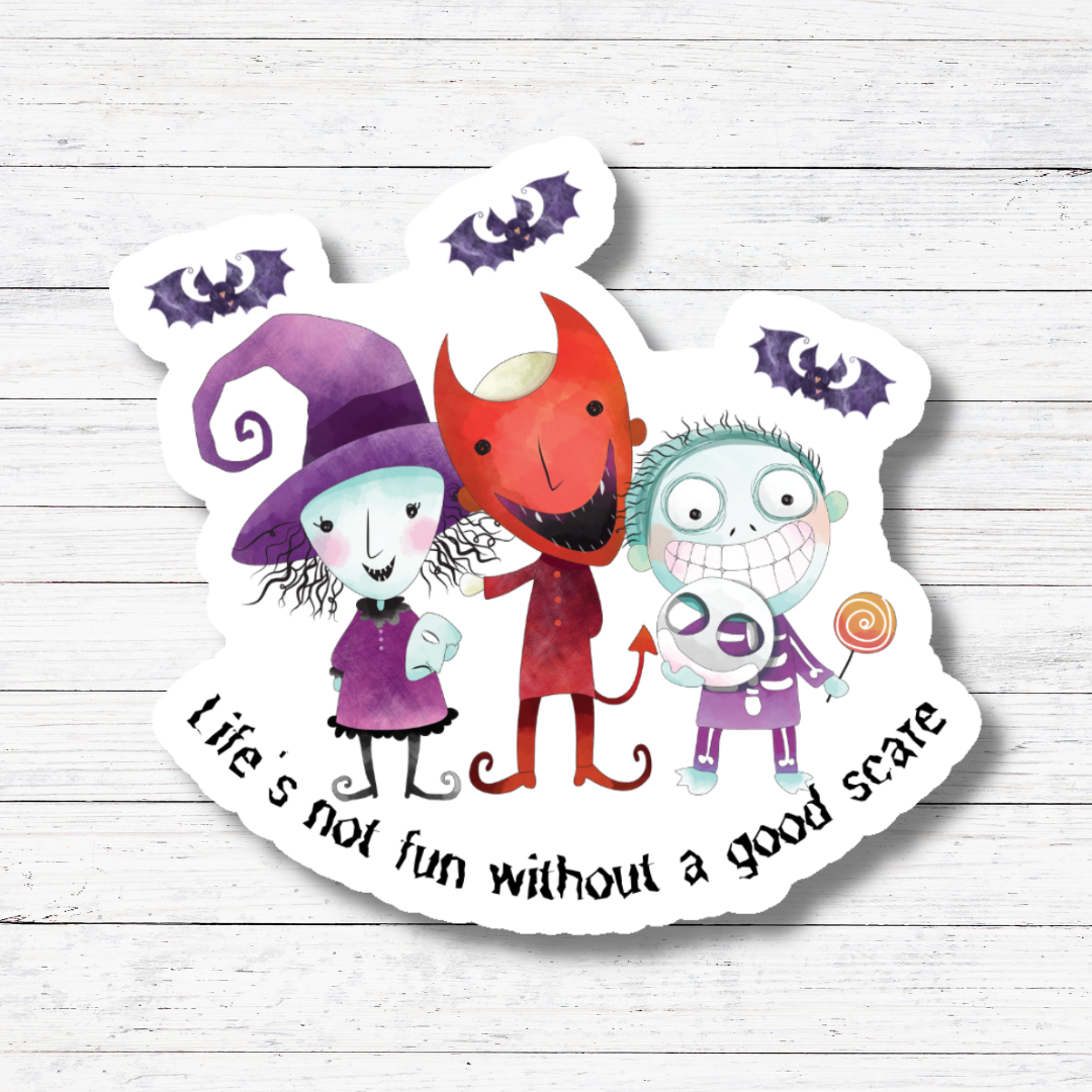 Good Scare Boogies Boys - Nightmare Before Christmas Sticker