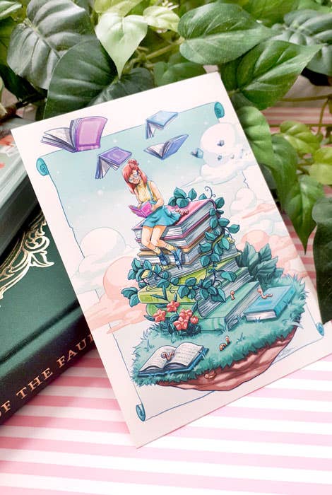 A Bookies Dream postkort