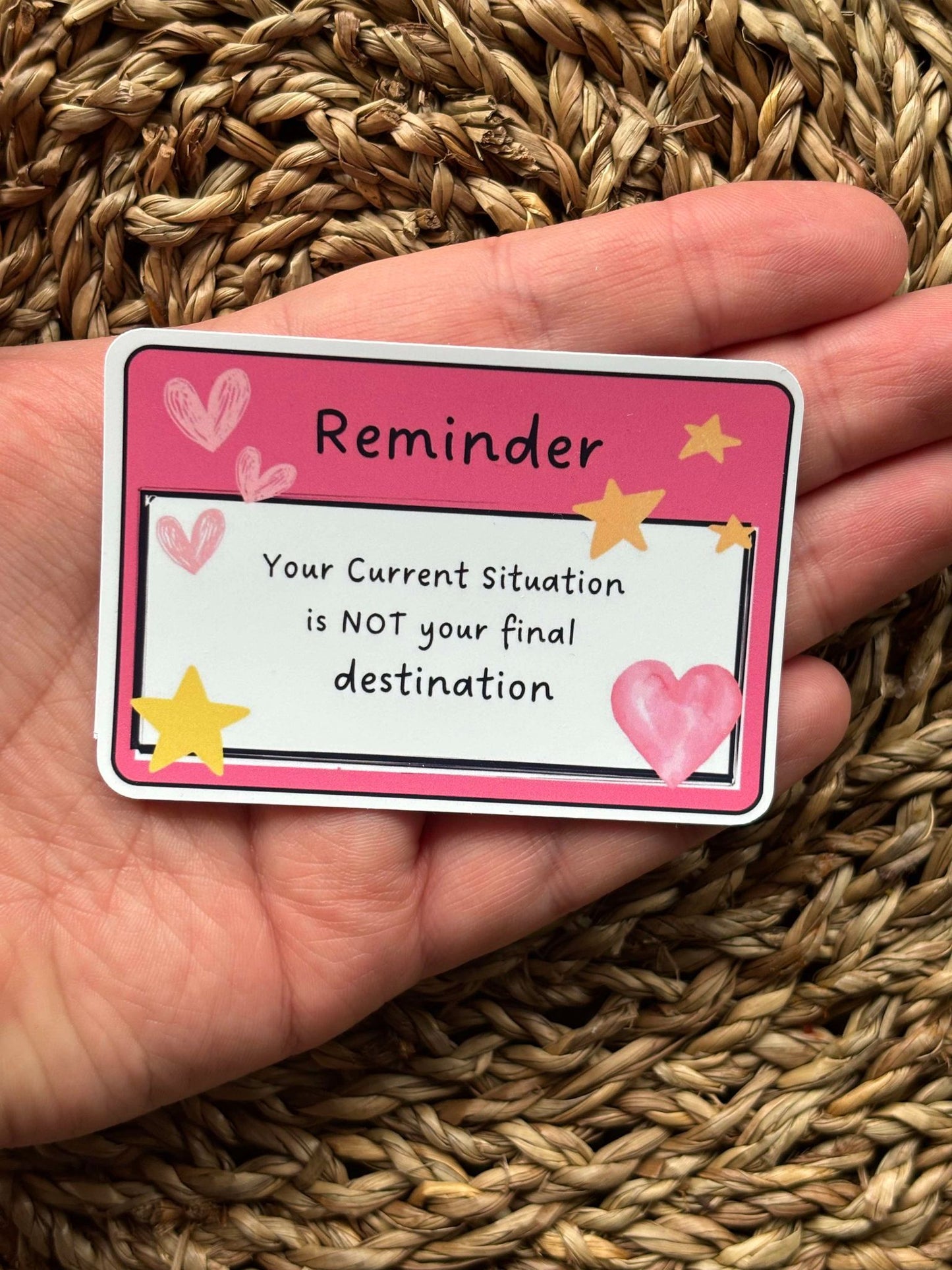 Reminder Sticker