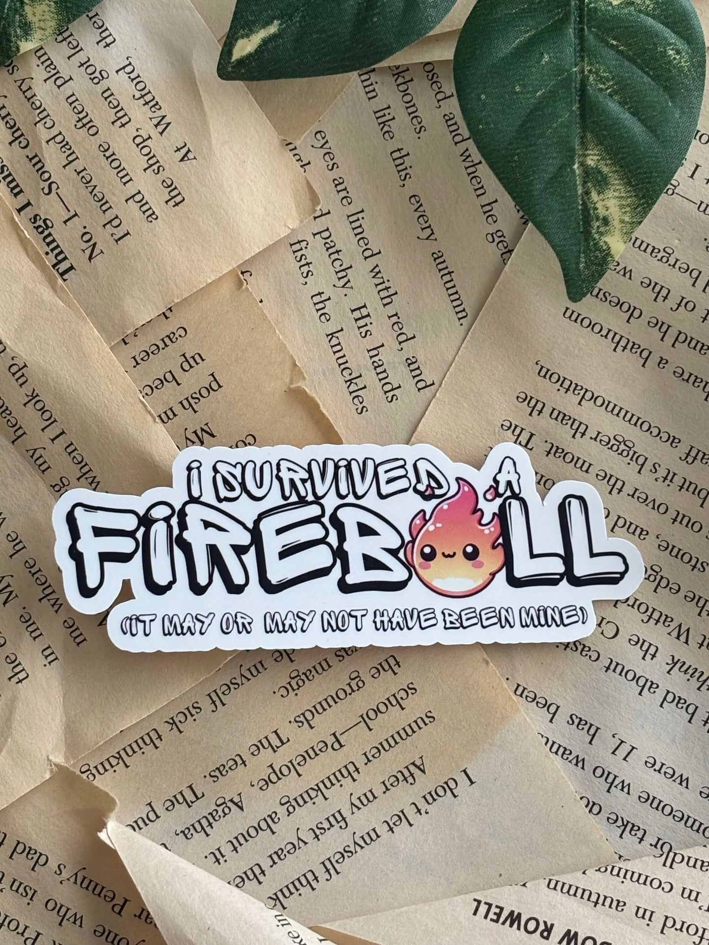 Fireball Sticker