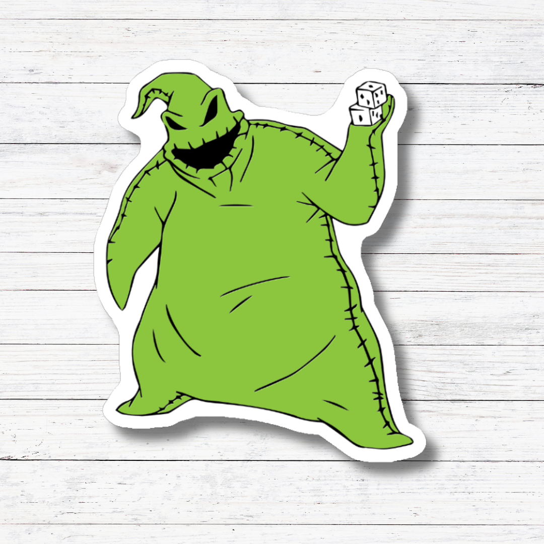 Oogie- Nightmare Before Christmas Sticker
