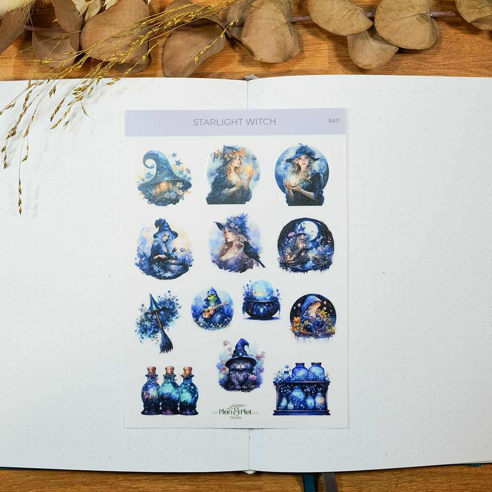 Starlight Witch Sticker Sheet
