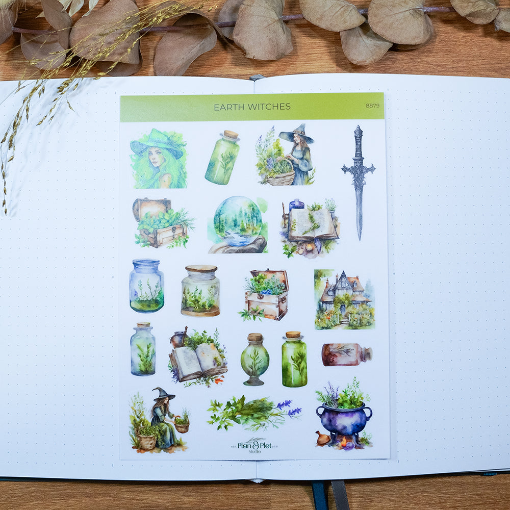Earth witches Sticker Sheet