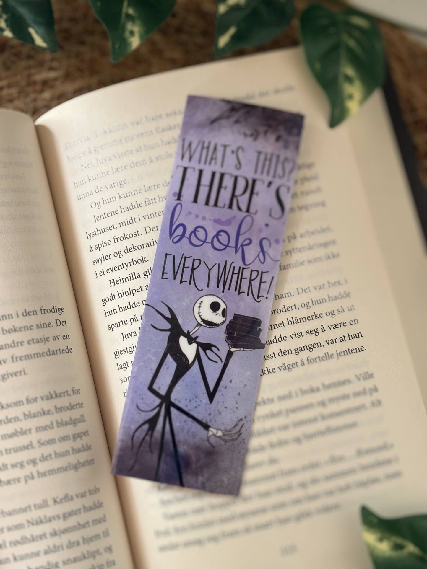 Jack Skellington Nightmare Before Christmas Bokmerke