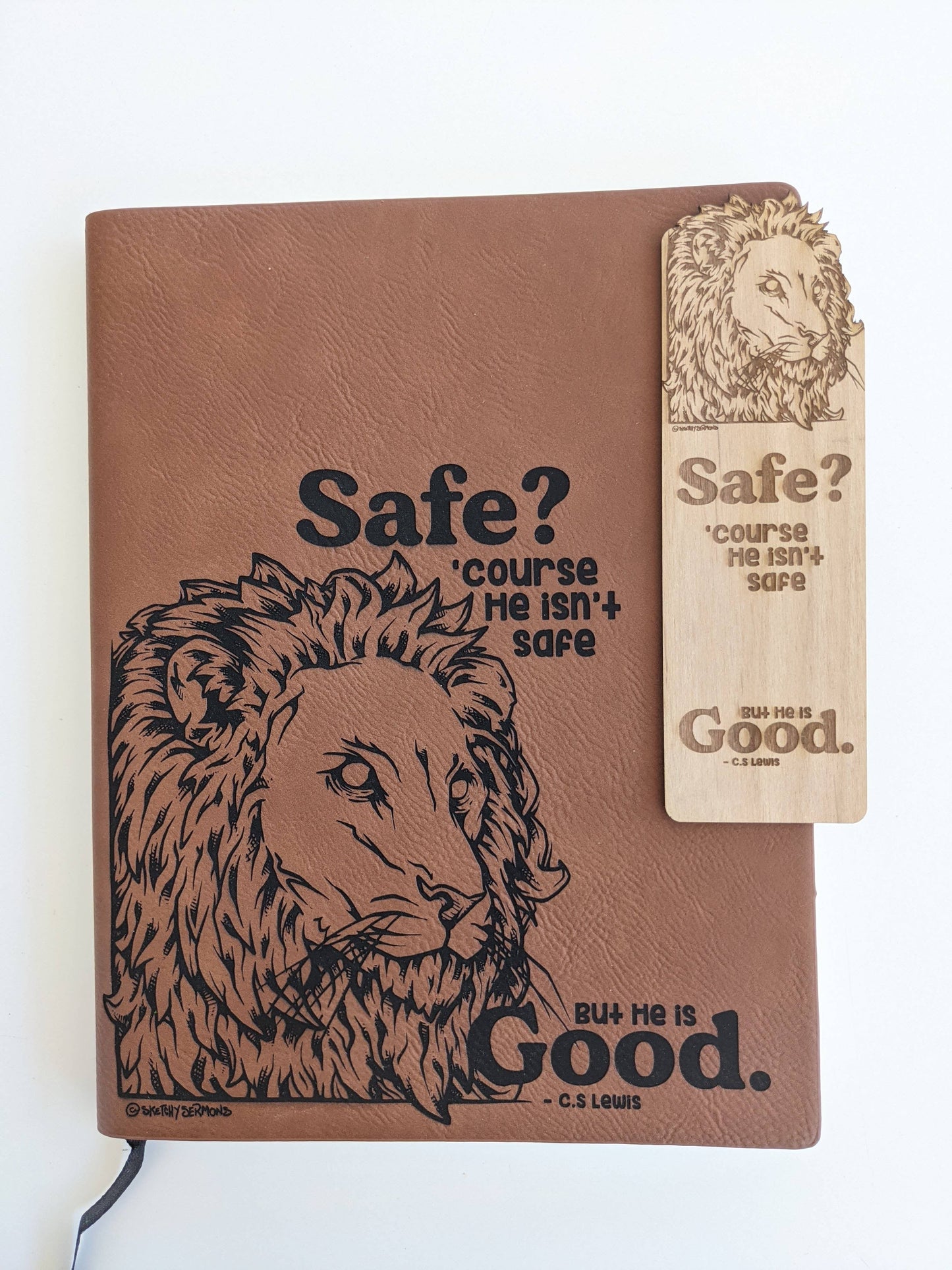 Is Aslan Safe? - Narnia Inspirert Bokmerke av tre