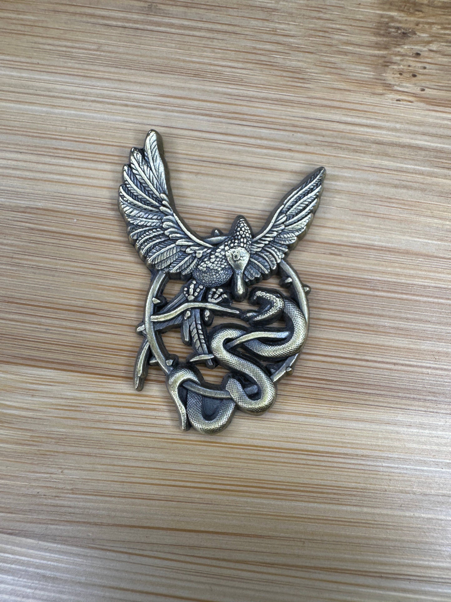 Mockingjay and Snake Pin - The Hunger Games - Tribute Token
