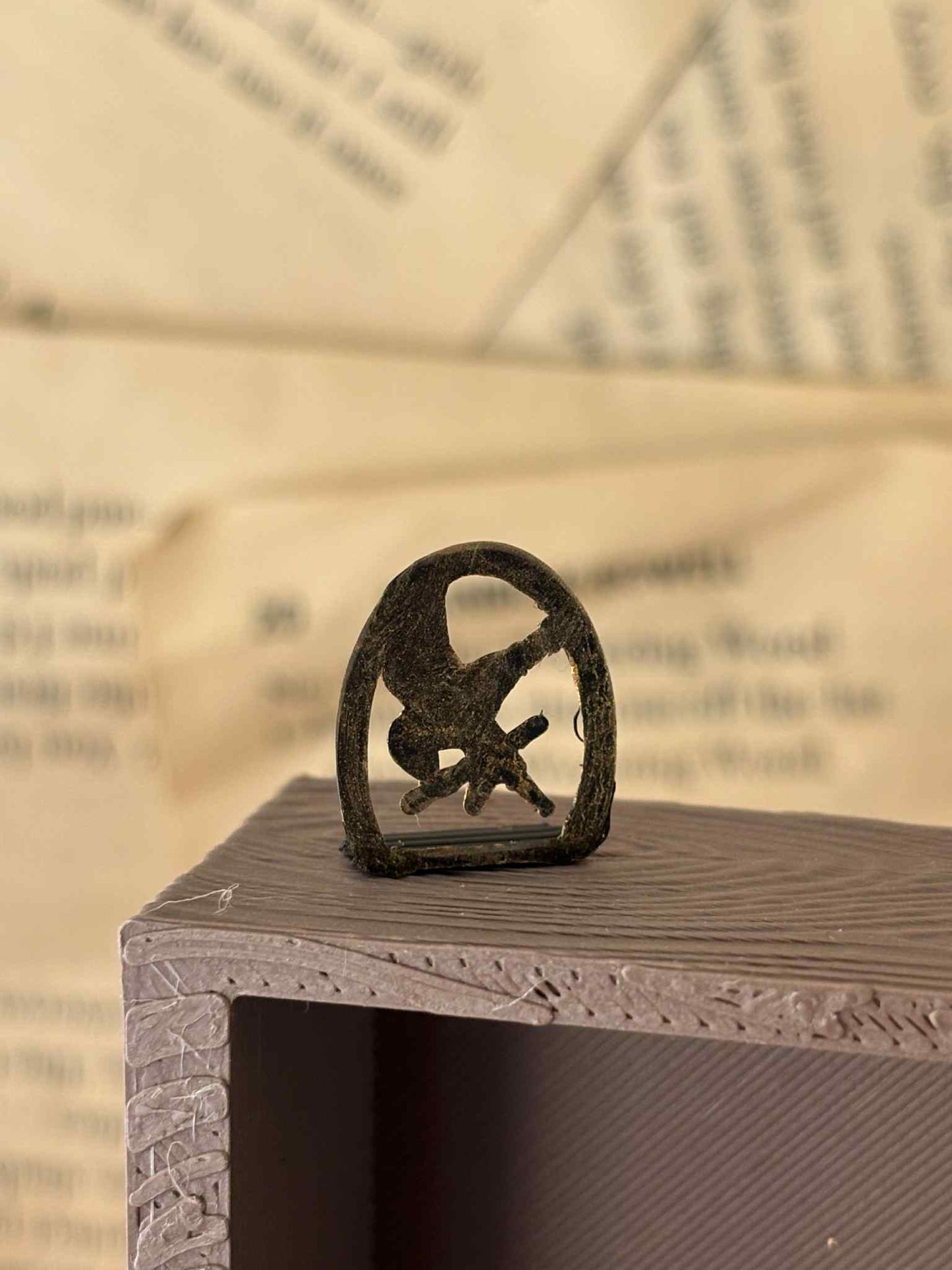 Mini Hunger Games Bokstøtte til Miniatyr bokhylle