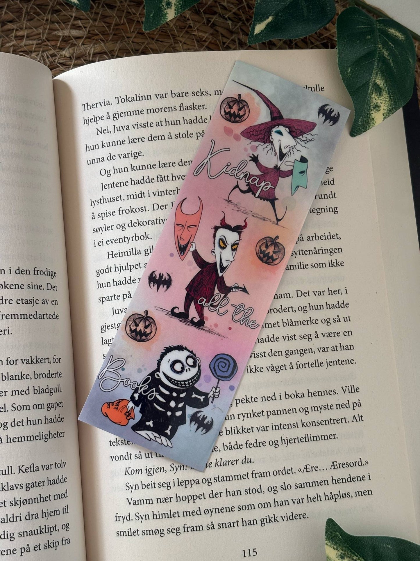 Kidnap All The Books - Nightmare Before Christmas Bokmerke