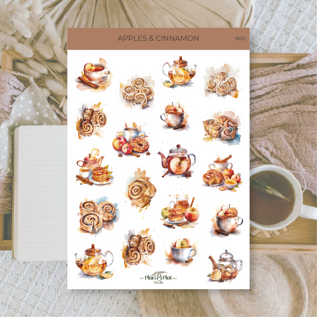 Apples & Cinnamon Sticker sheet