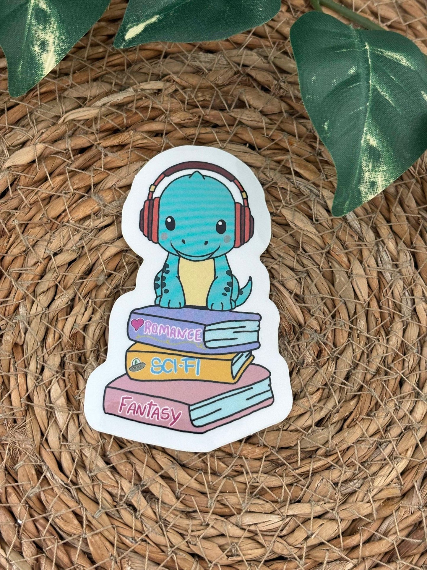 AudioBook Dino Sticker