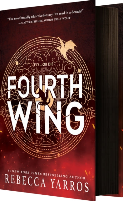 Fourth Wing (US Special Edition) - Rebecca Yarros (Ny, men skadet vare)