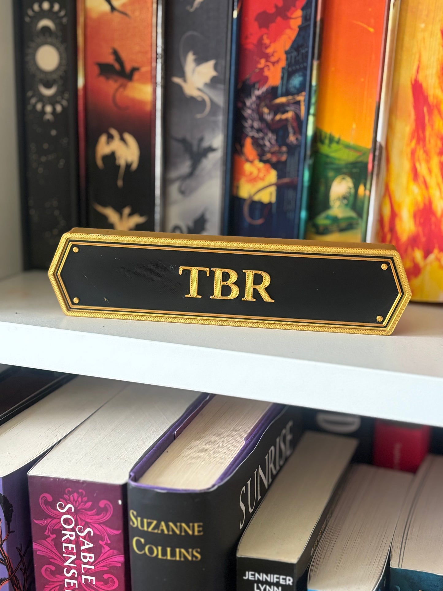 TBR Elegant bokhylleskilt