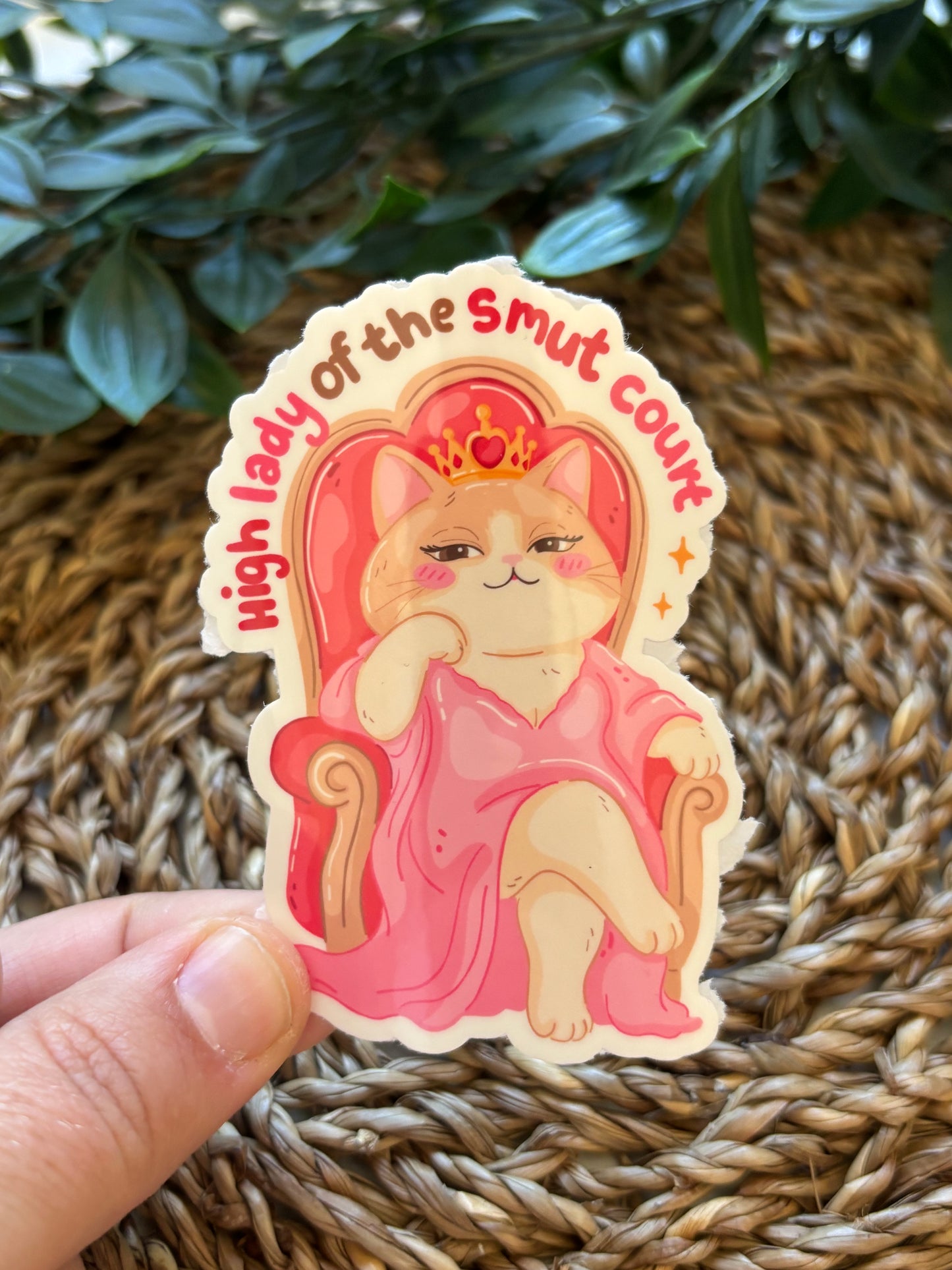 High lady of the smut court Sticker