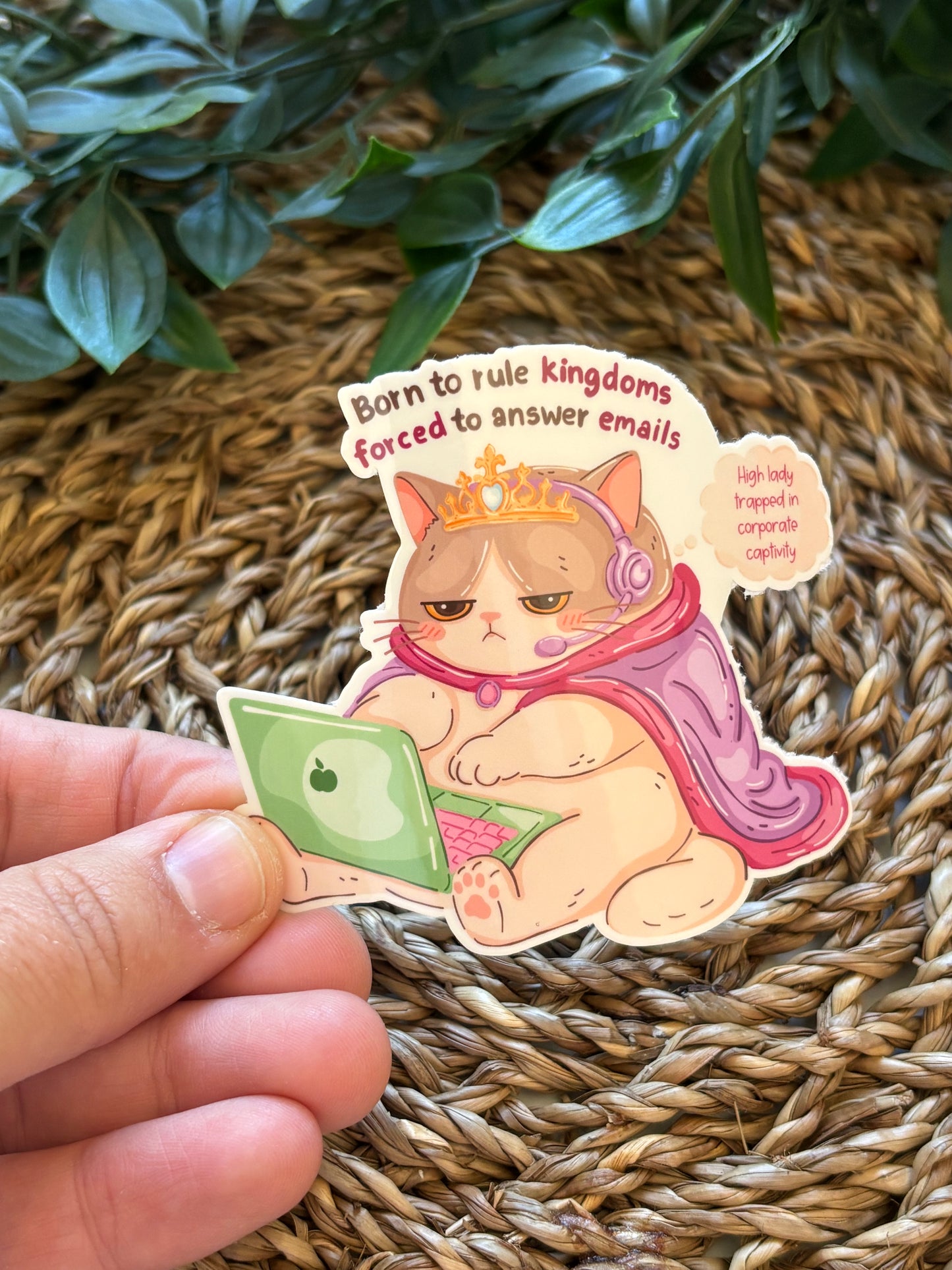 Born to rule kingdoms Sticker