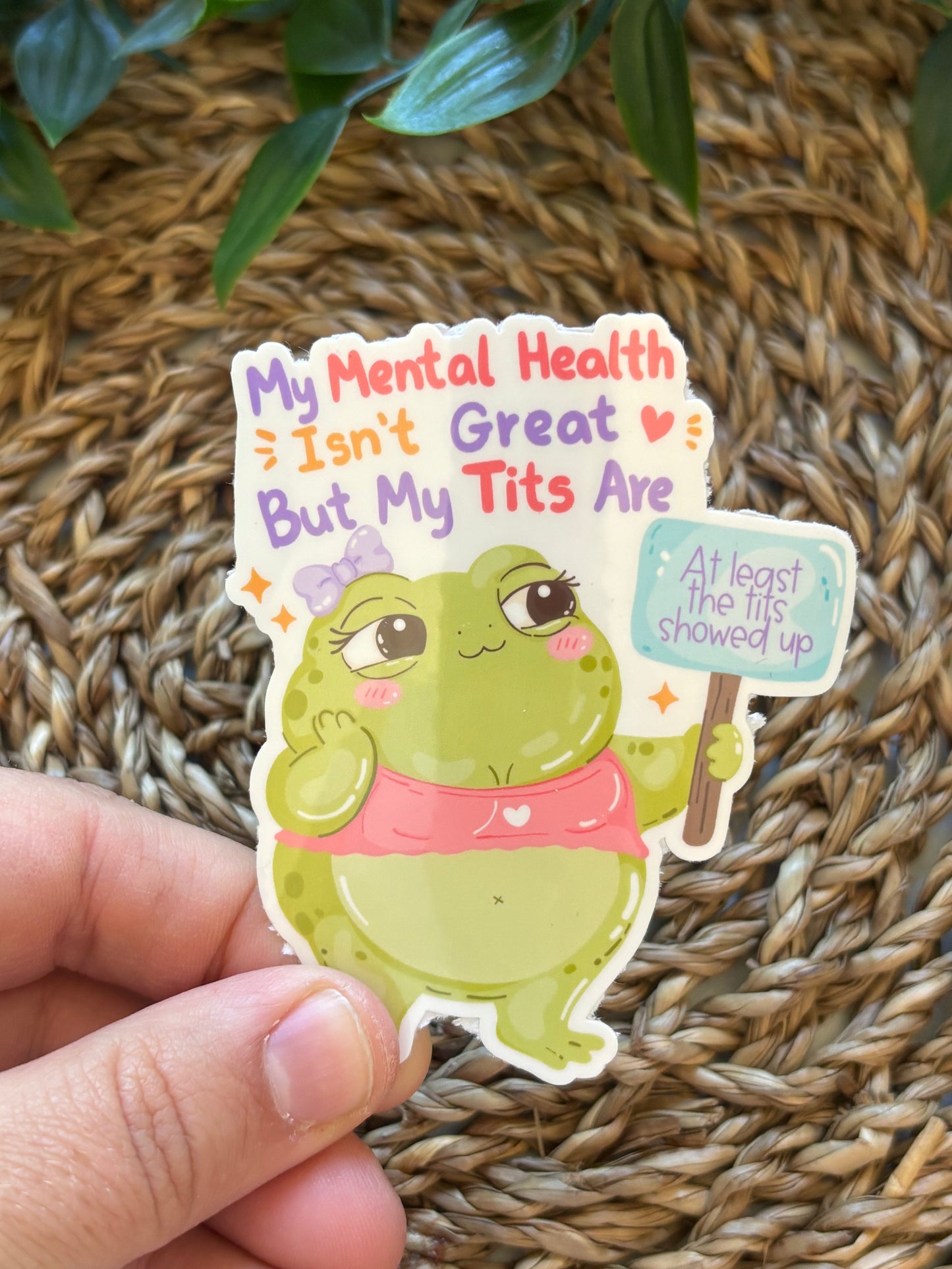 My mental health isnt great Sticker