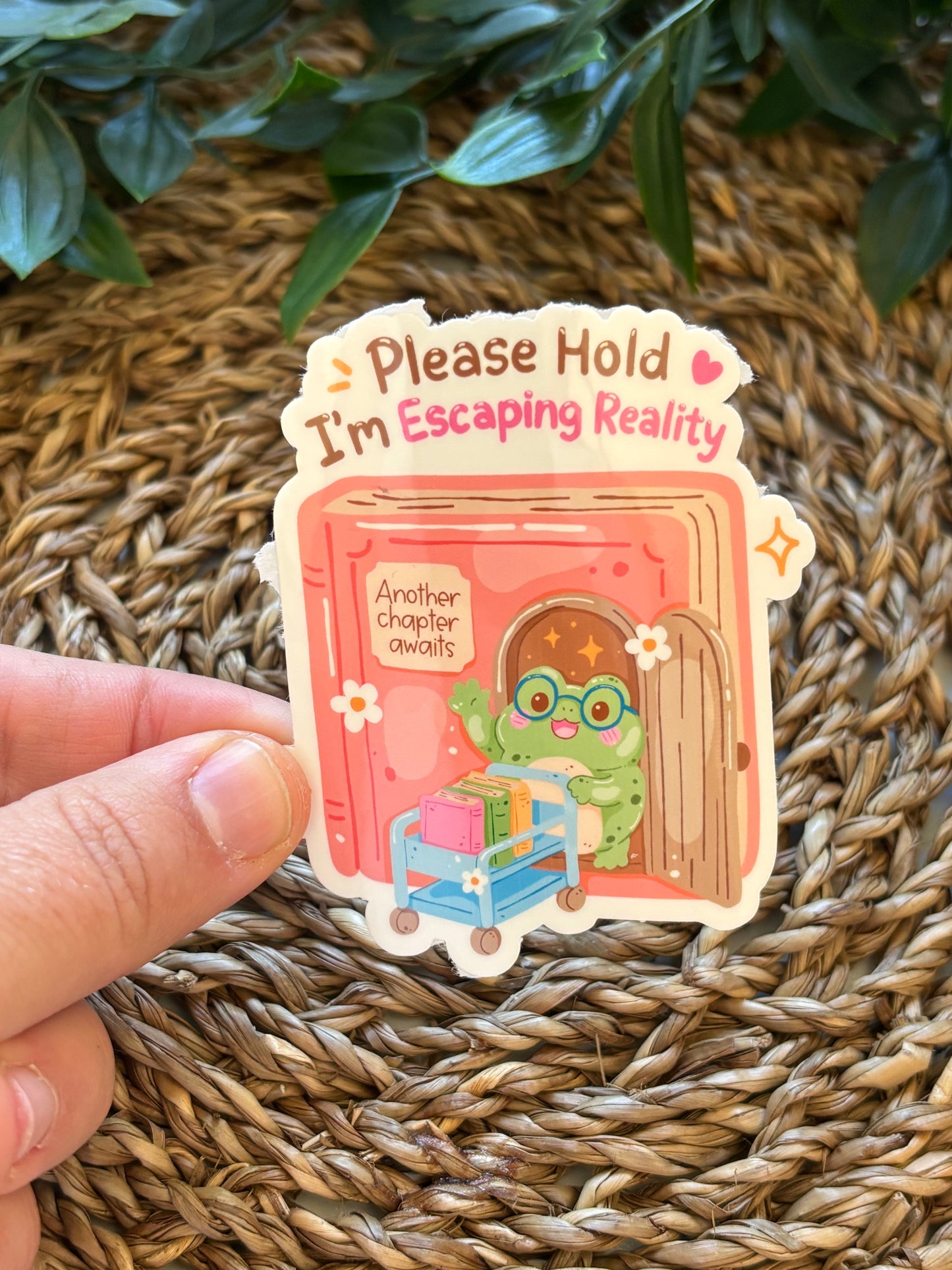 Please Hold, I´m escaping reality Sticker