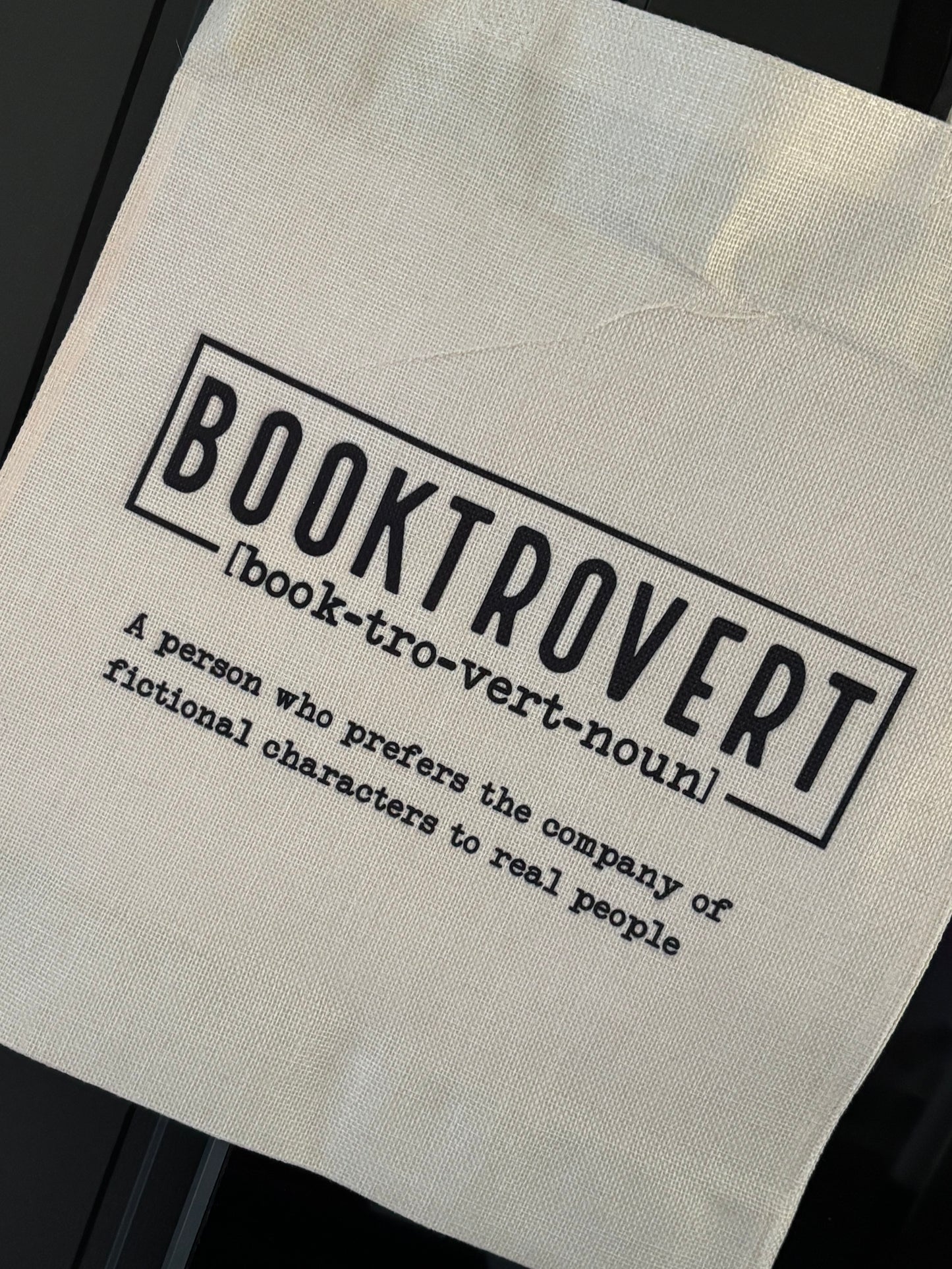 Booktrovert text Handlenett
