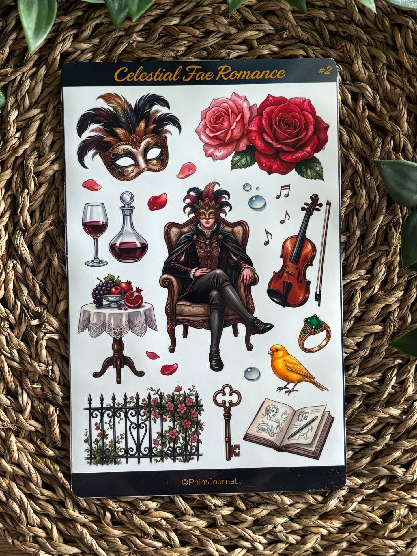 Celestial Fae Romance #2 Sticker Sheet