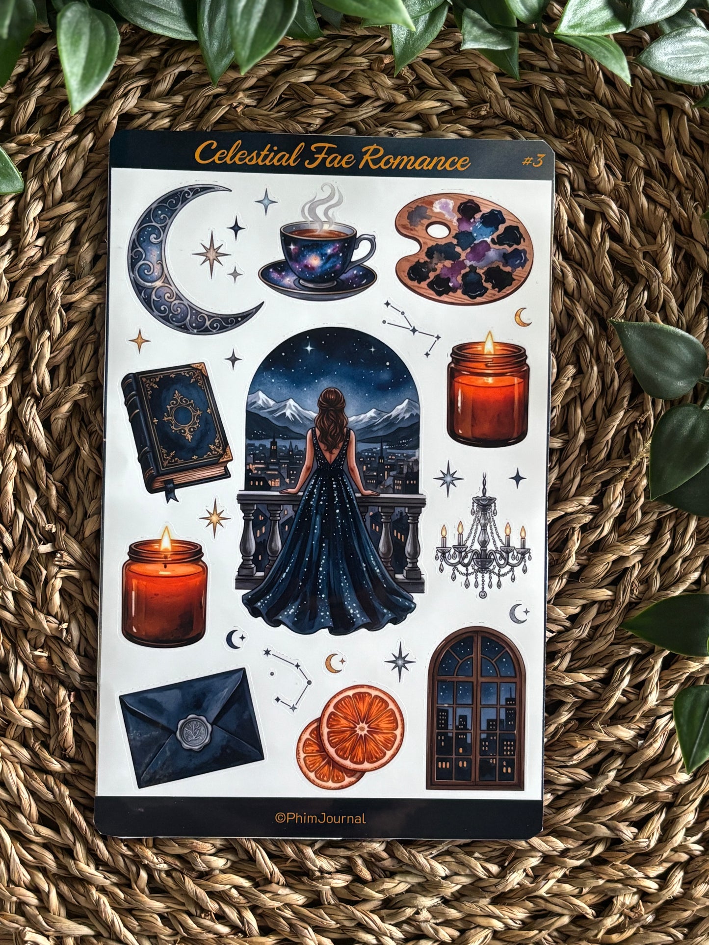 Celestial Fae Romance #3 Sticker Sheet