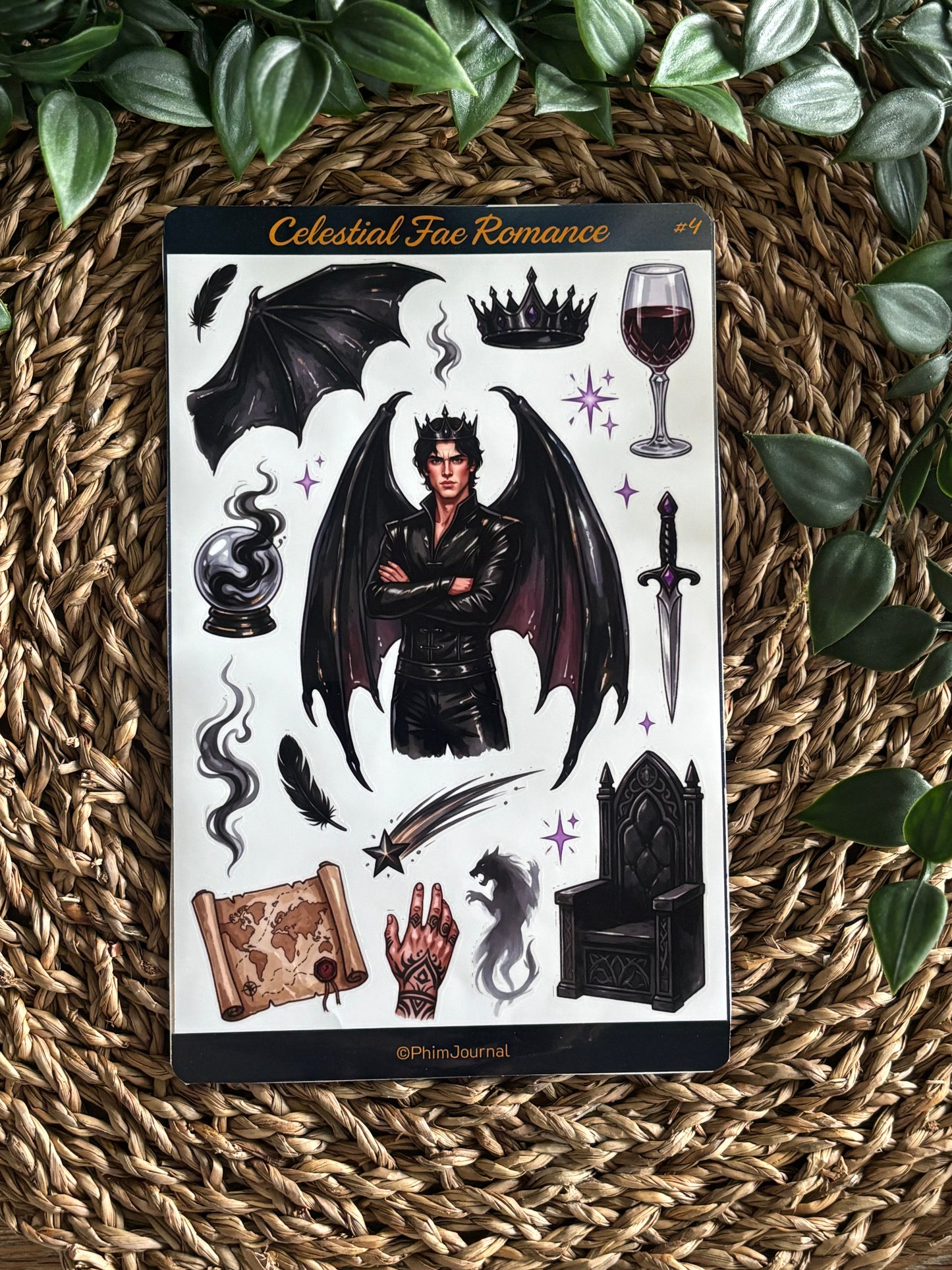 Celestial Fae Romance #4 Sticker Sheet