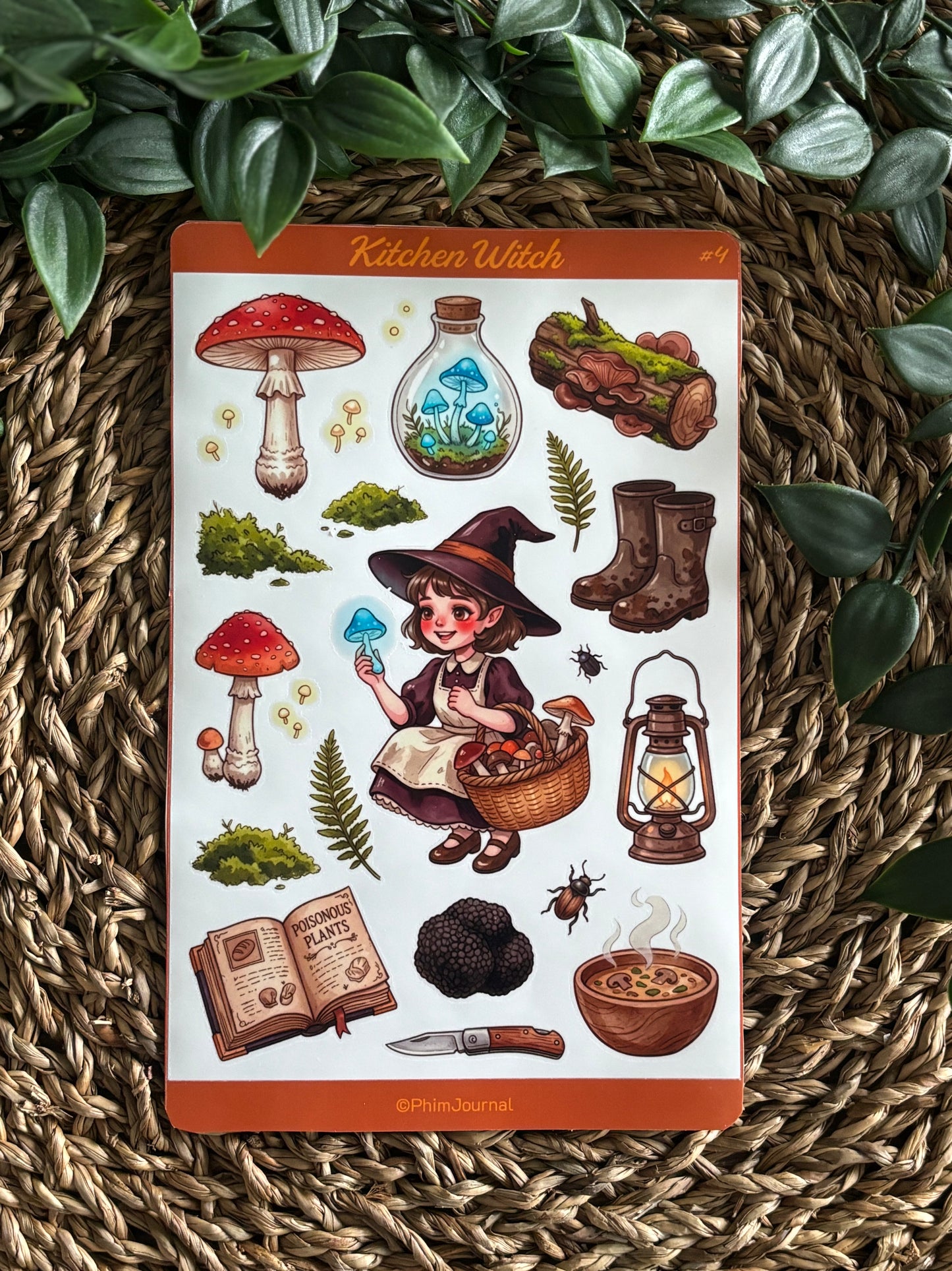 Kitchen Witch #4 Sticker Sheet
