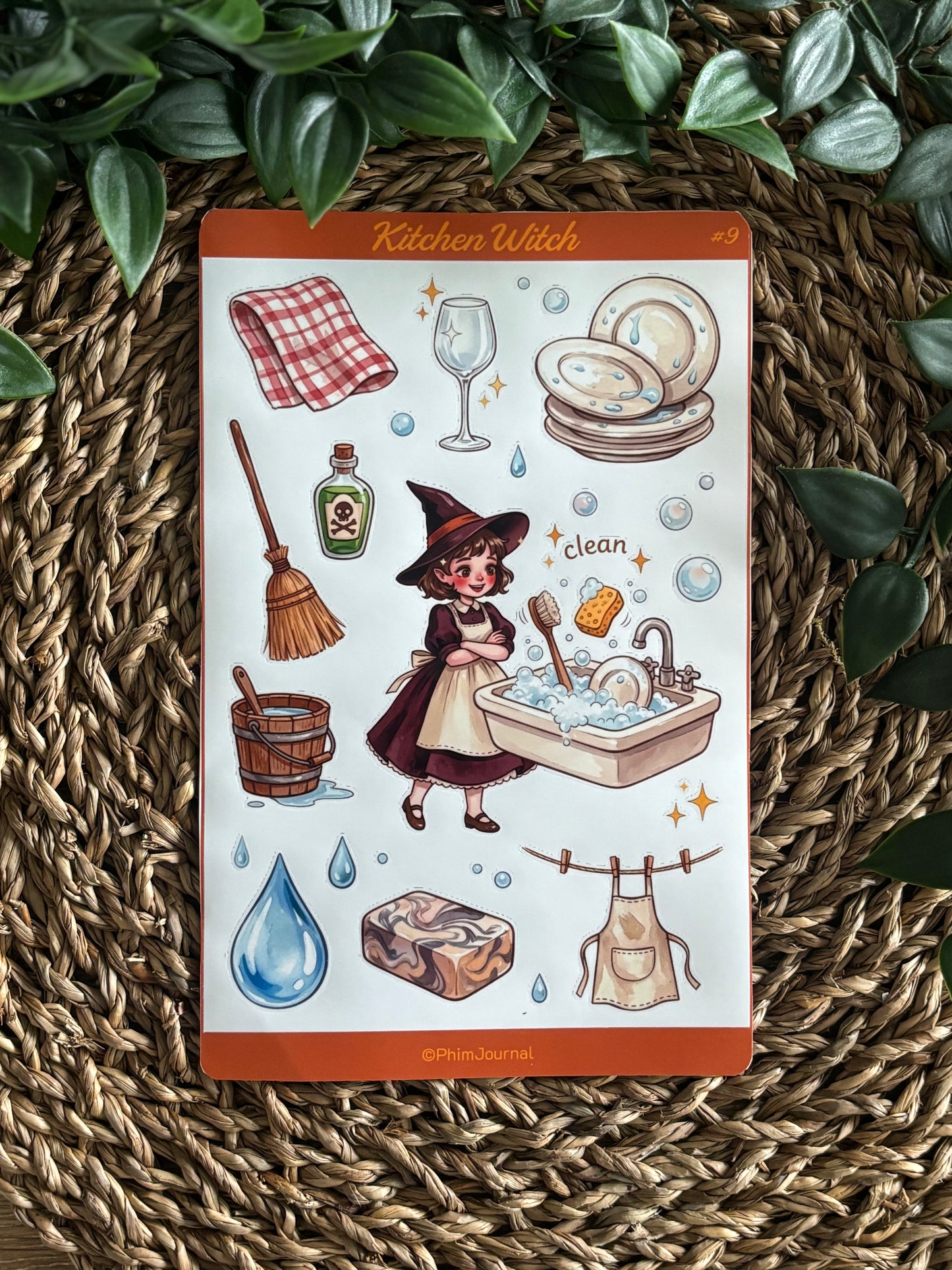 Kitchen Witch #9 Sticker Sheet