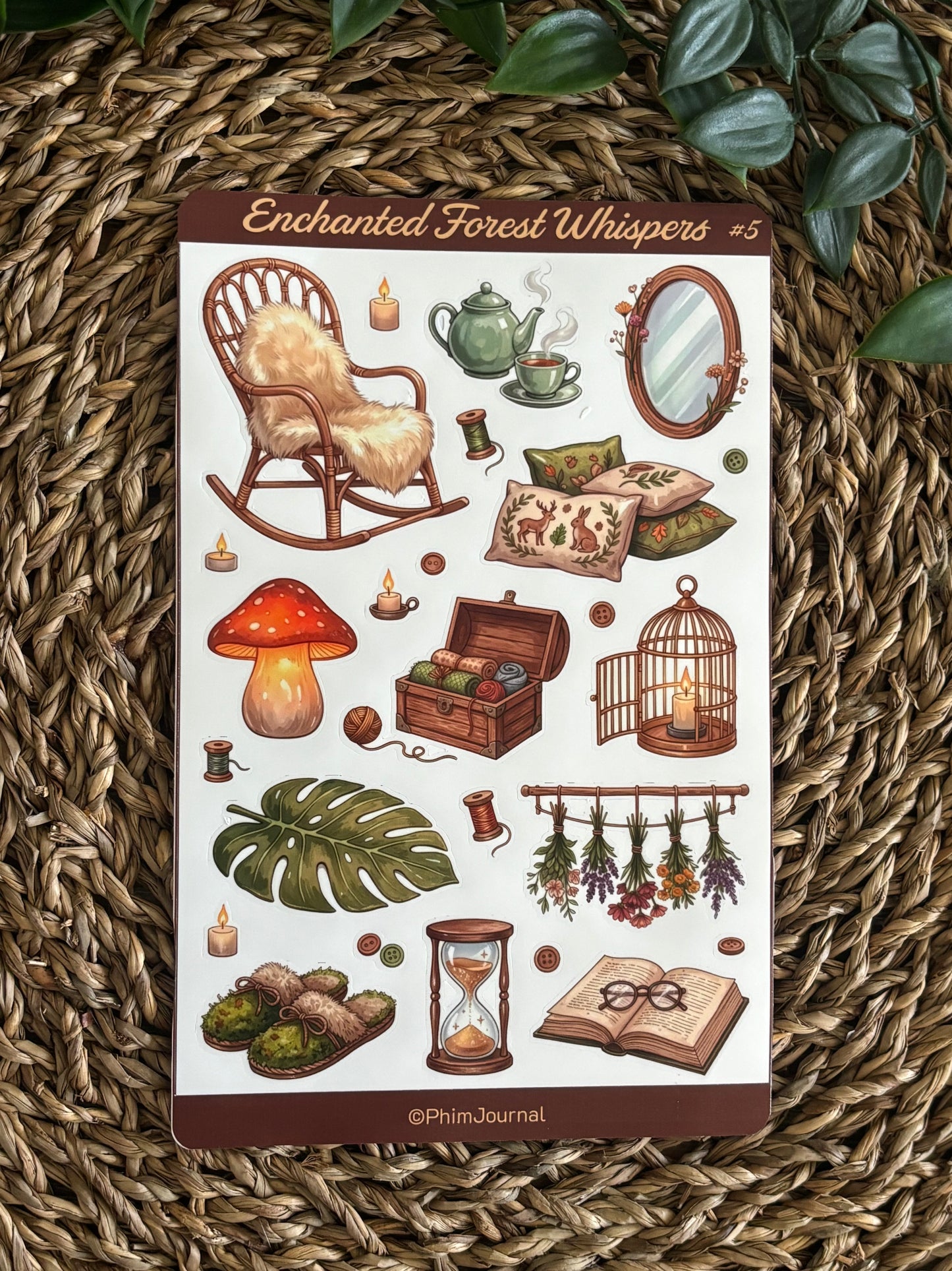 Enchanted Forest Whispers #5 Sticker Sheet