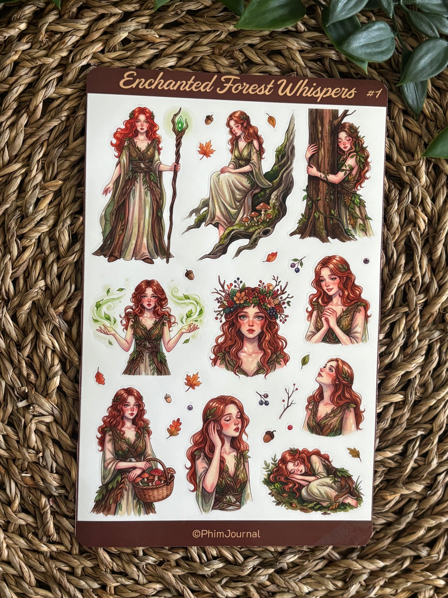 Enchanted Forest Whispers #1 Sticker Sheet