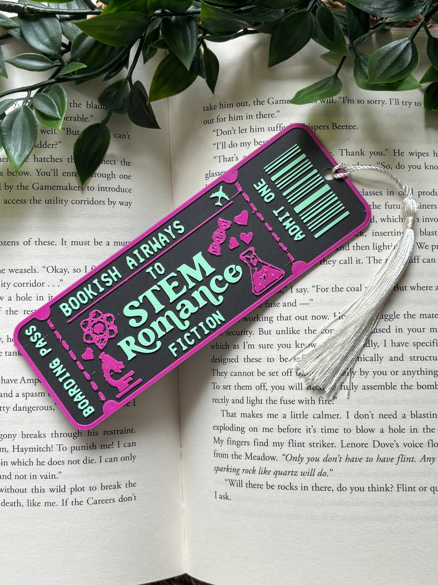 Bookish Airways to stem romance bokmerke
