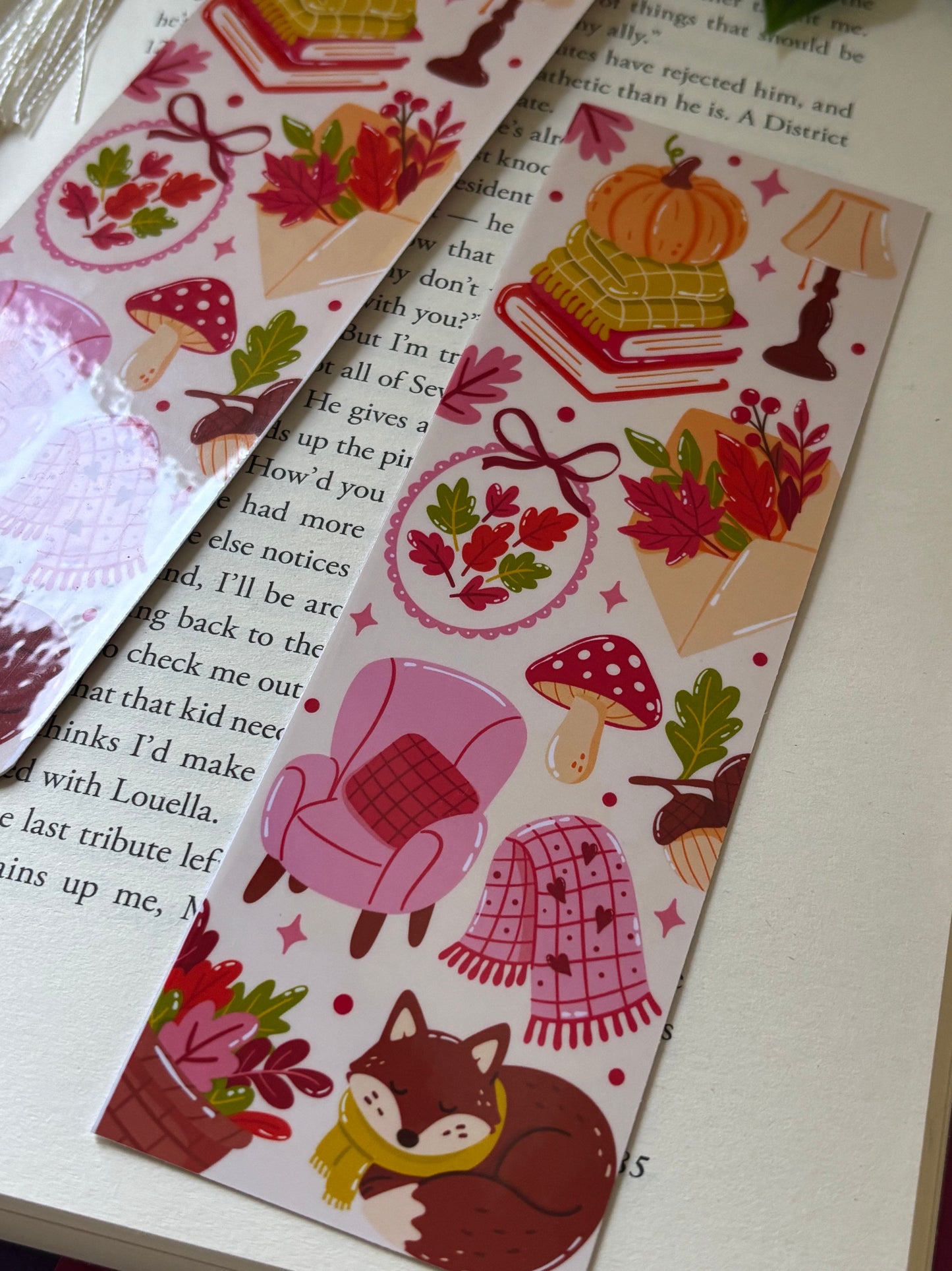Cozy Bookish Autumn Bokmerke