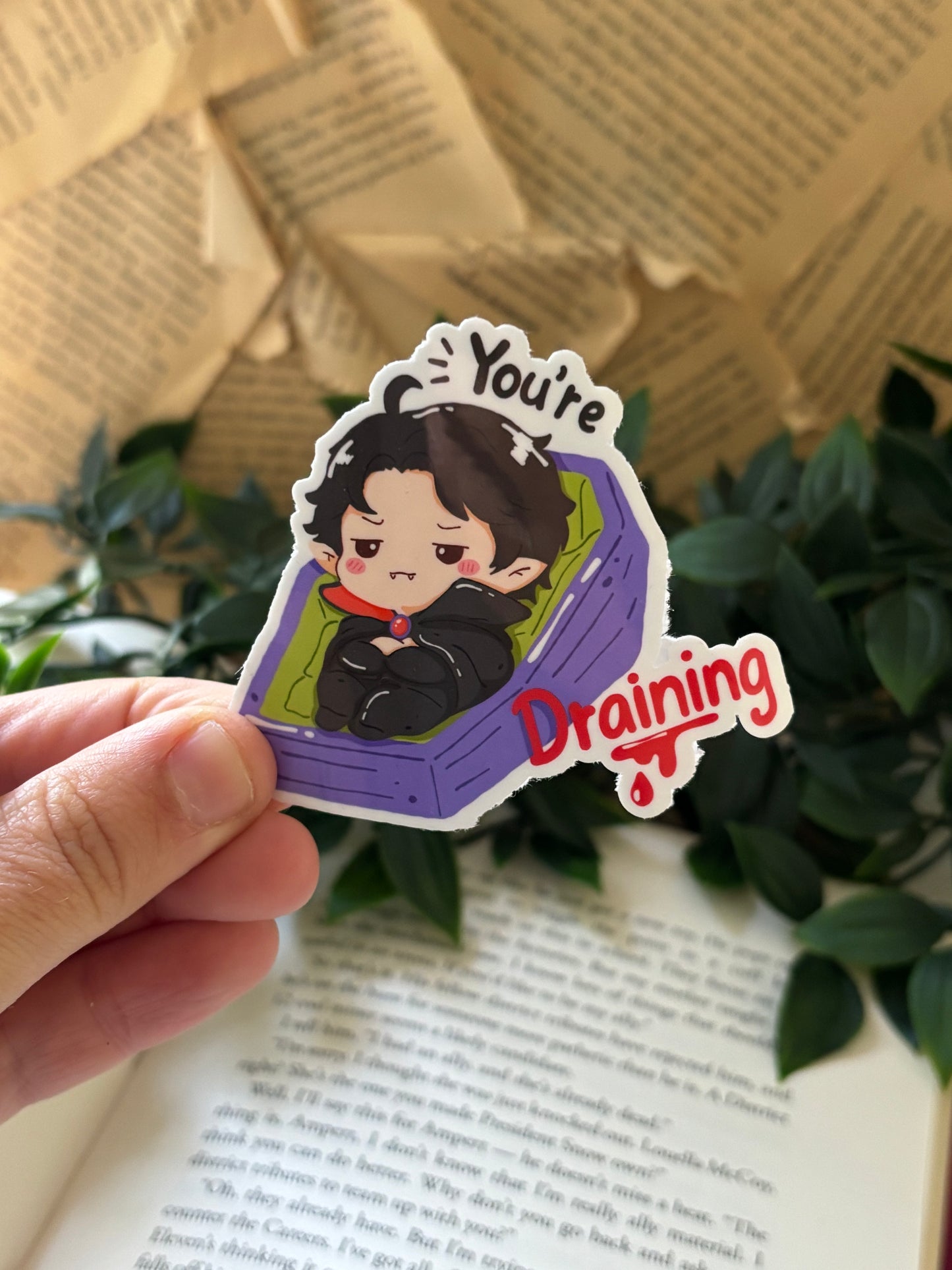 You´re draining Sticker