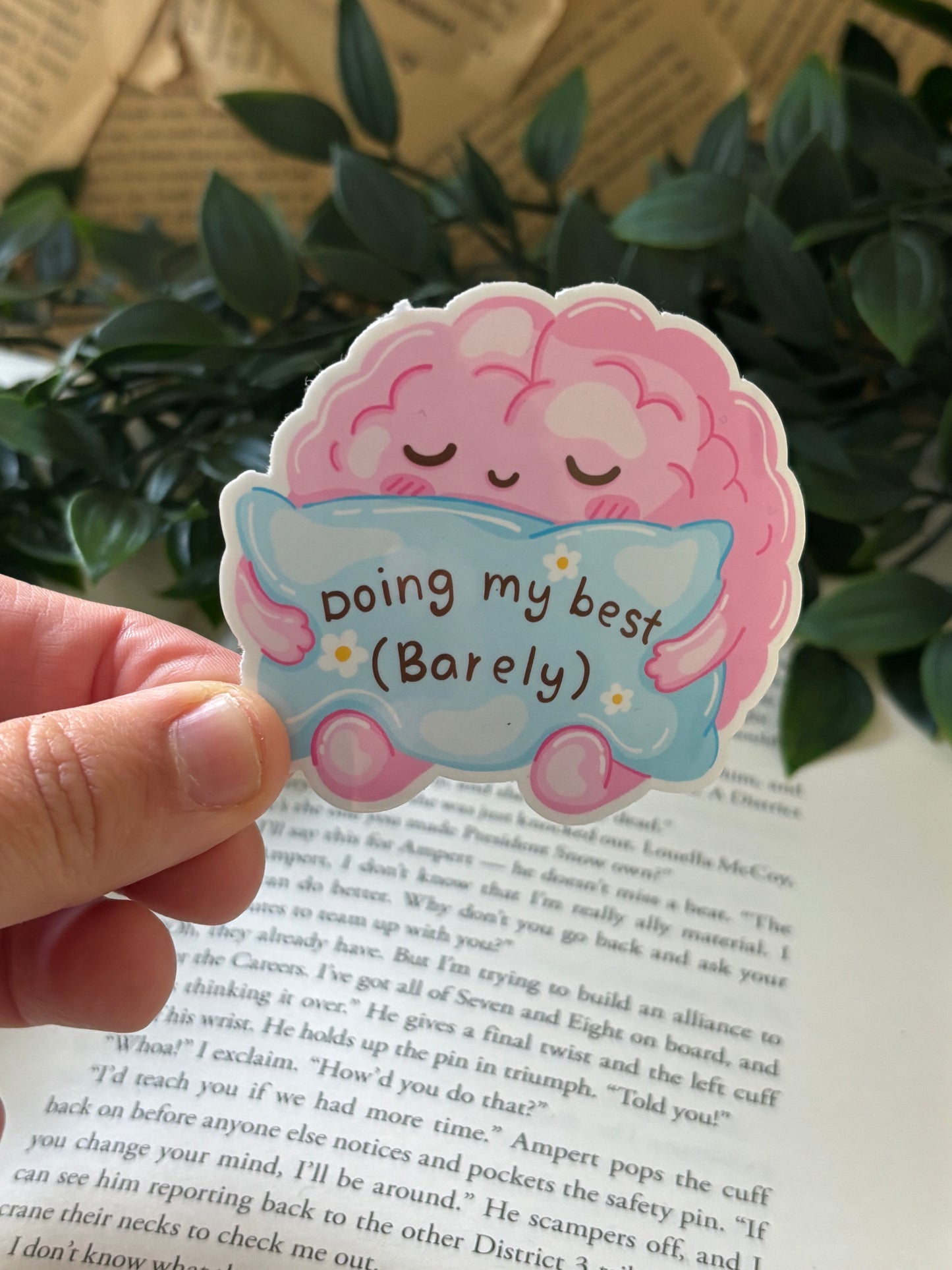 Doing my best (barley) sticker