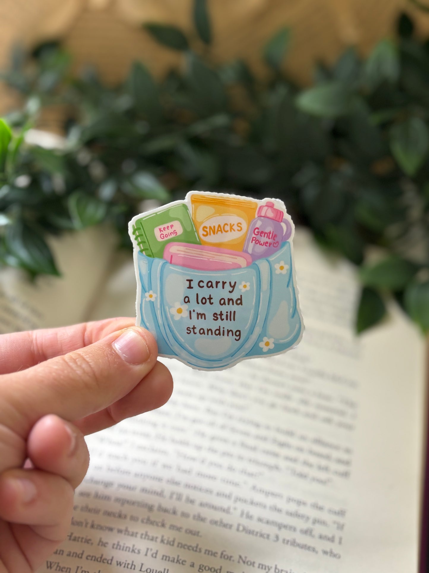 I carry a lot and I´m still standing sticker