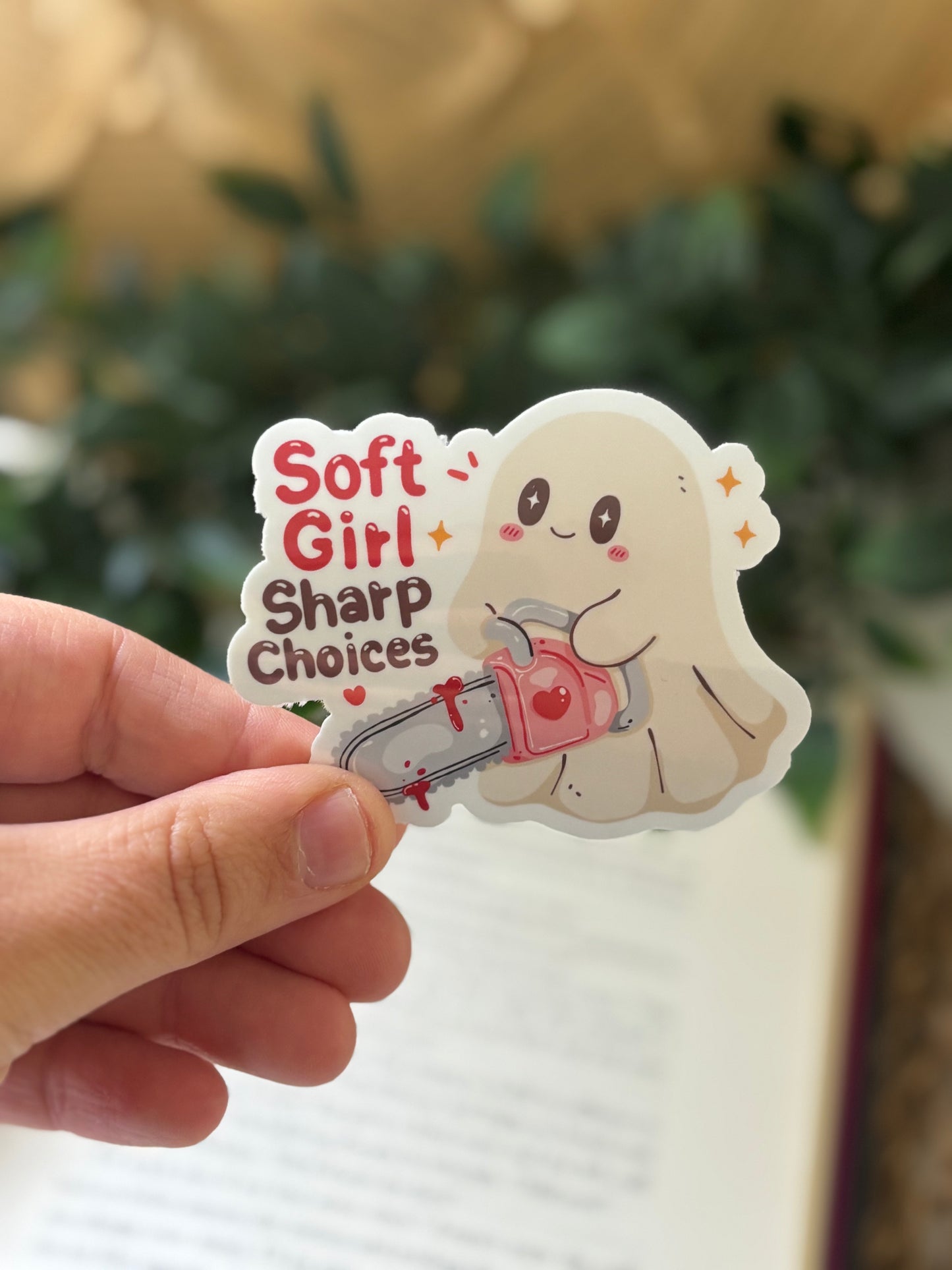 Soft Girl Sharp Choices Sticker