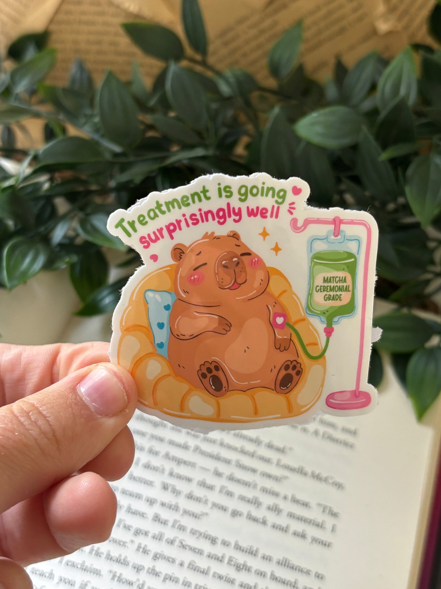 Treatment is going surprisingly well sticker