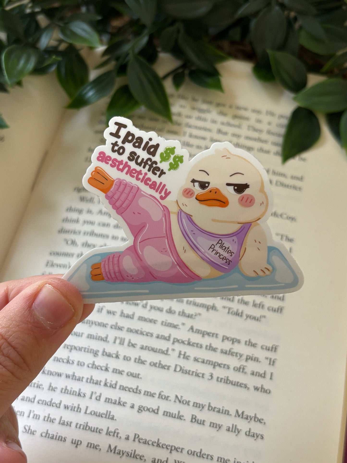 I paid to suffer aesthetically sticker