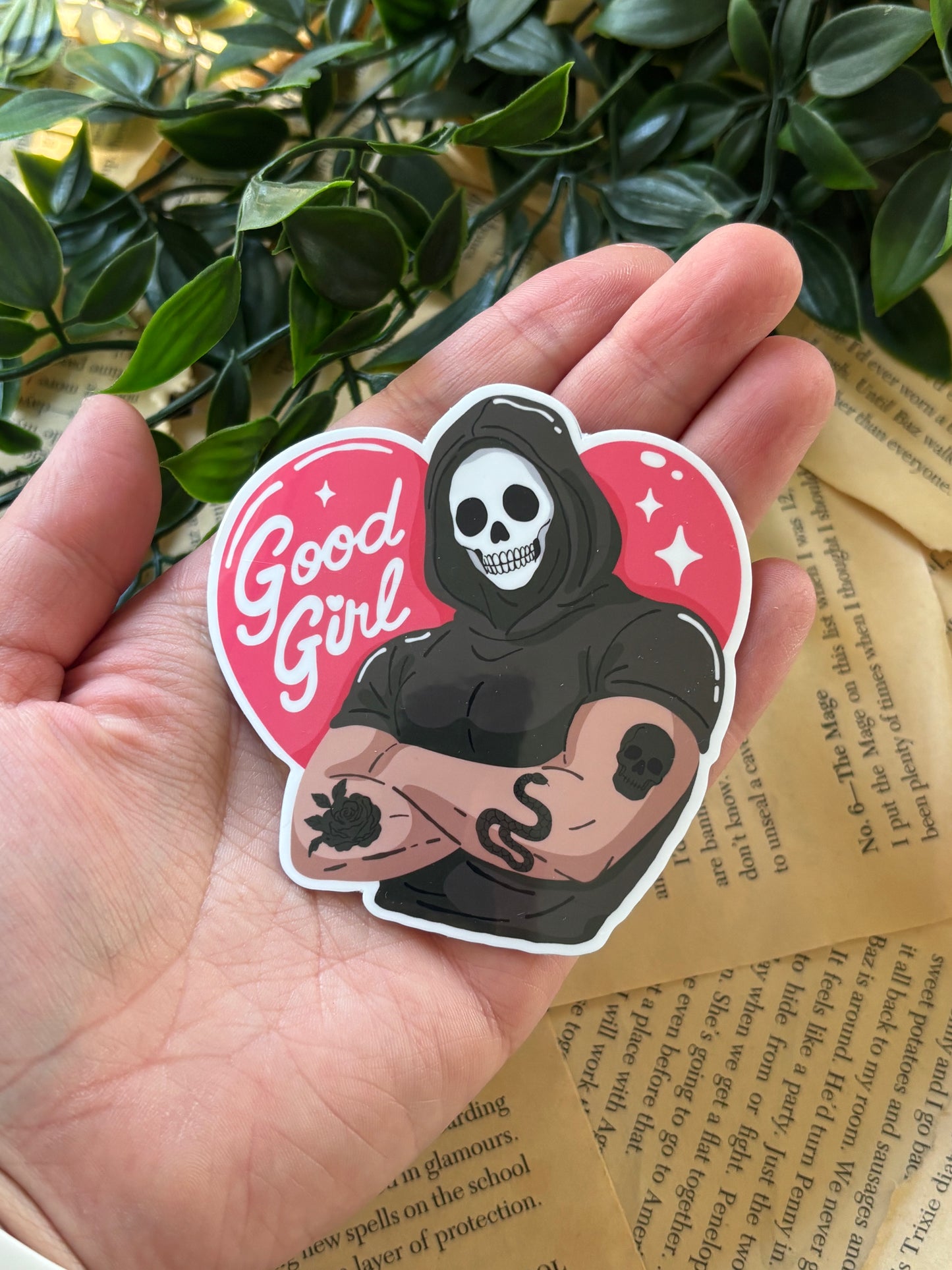 Good Girl Heart sticker