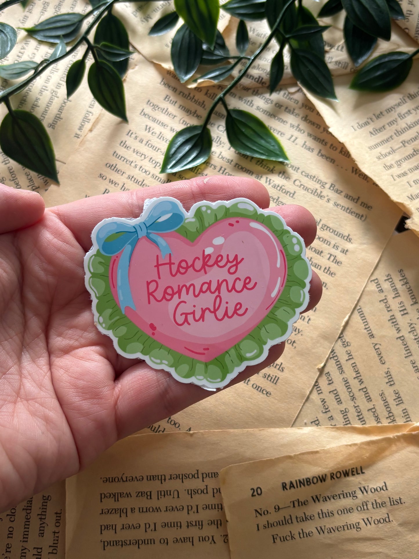 Hockey Romance Girlie sticker