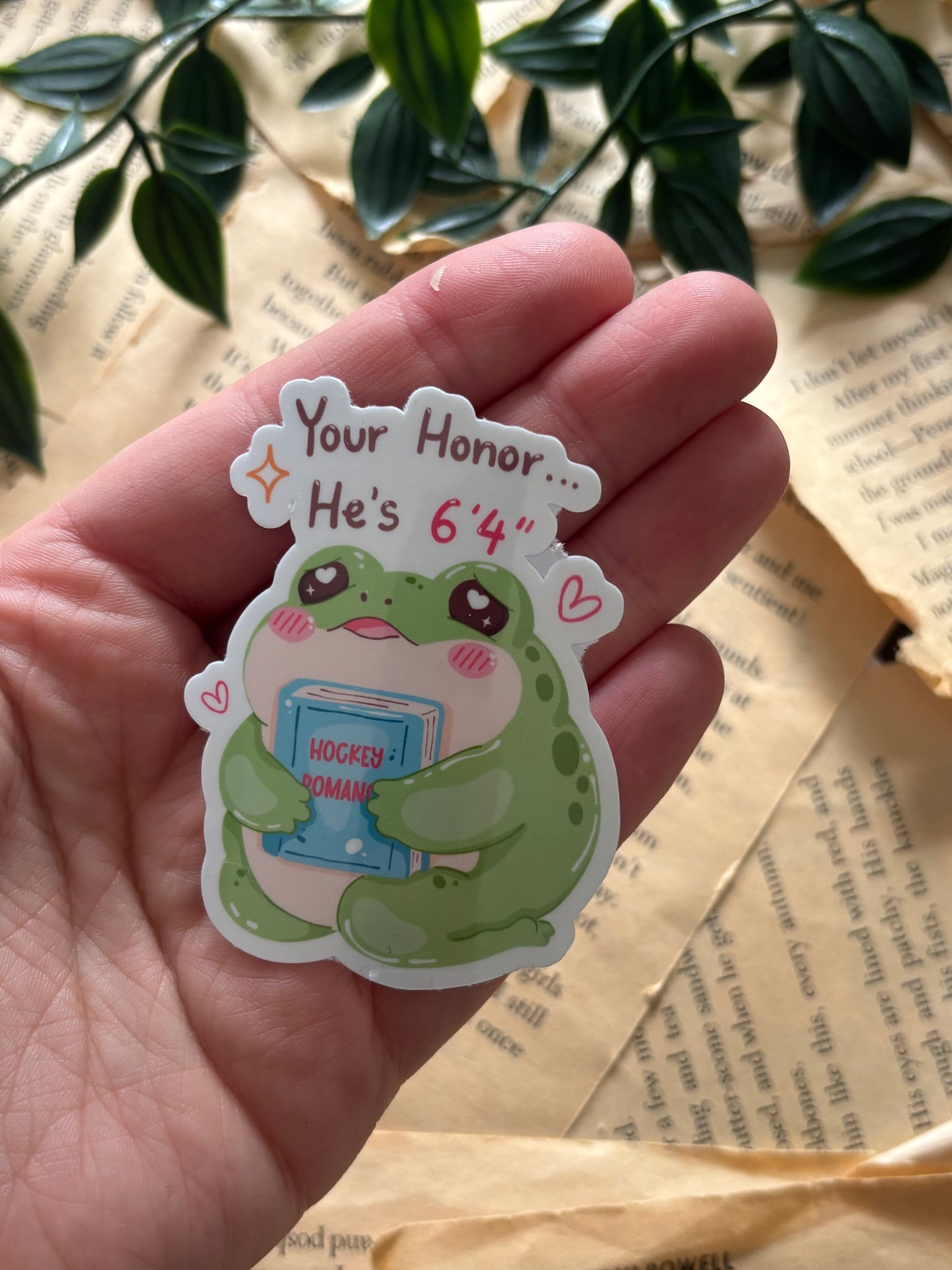 Your Honor... He´s 6´4"sticker
