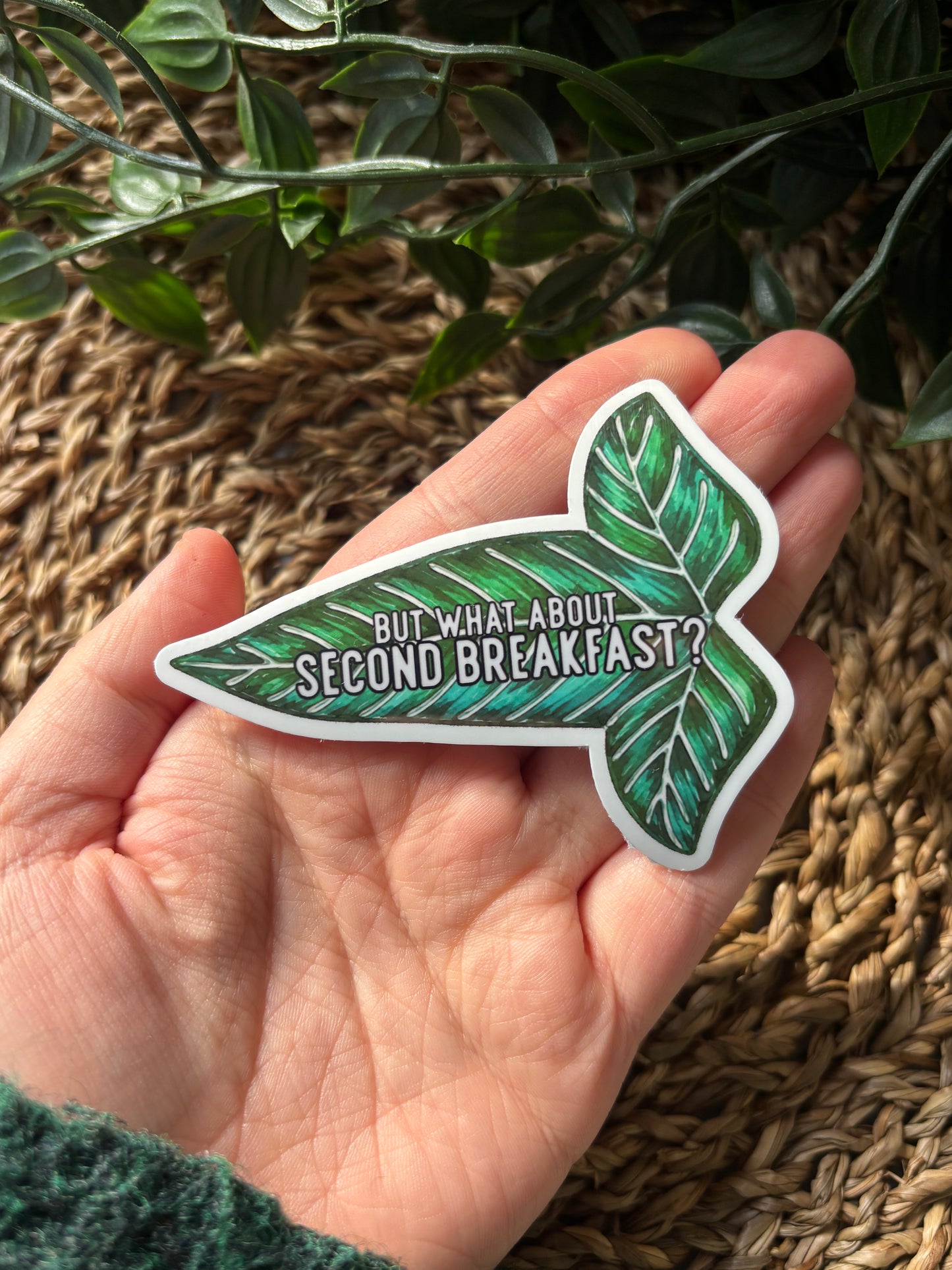 But what about second breakfast? sticker