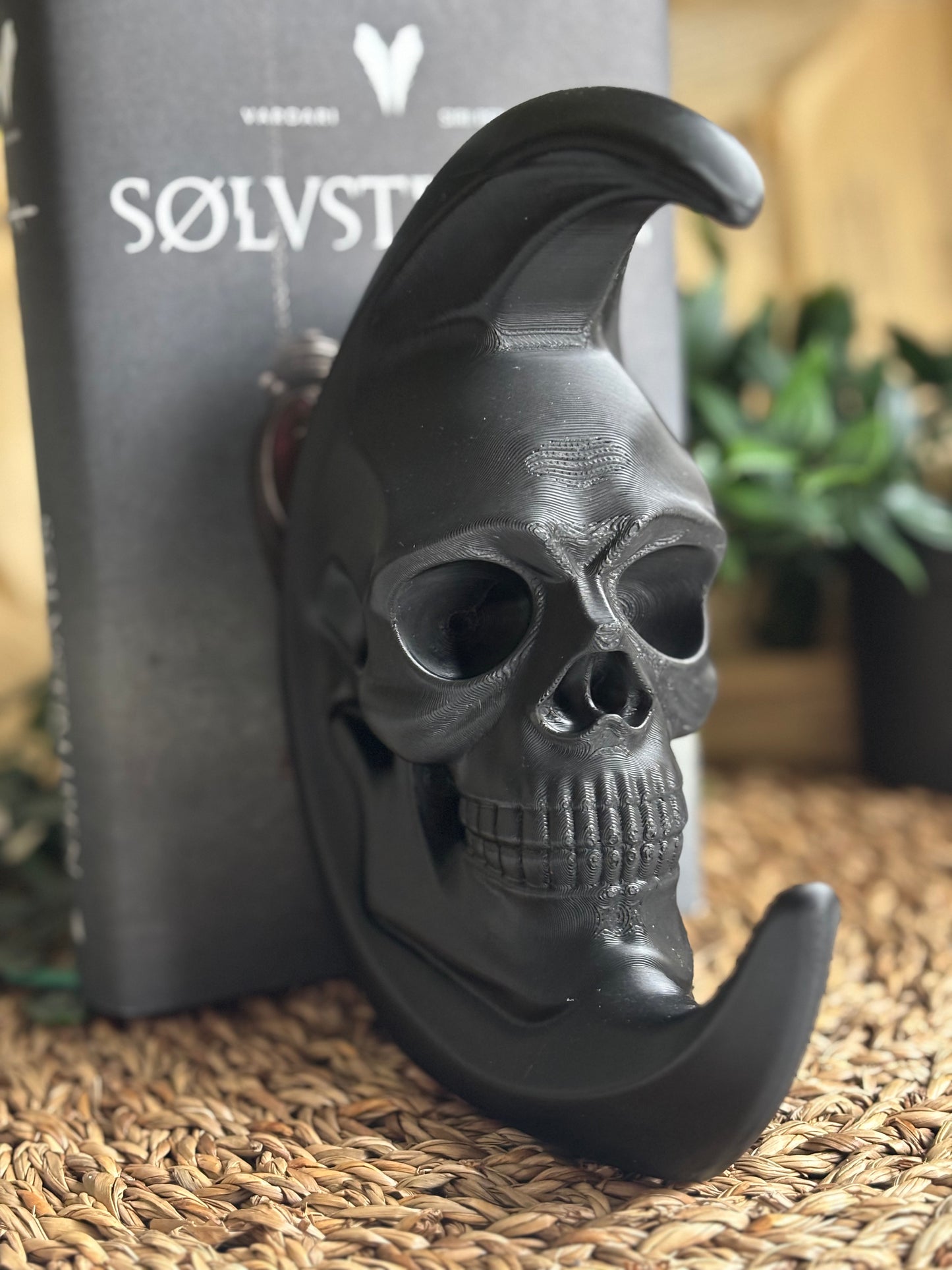 Skull Moon Bokstøtte