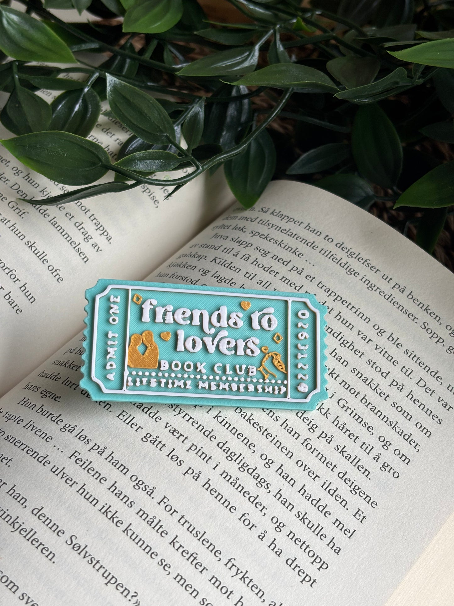 Friends to Lovers Ticket Pin