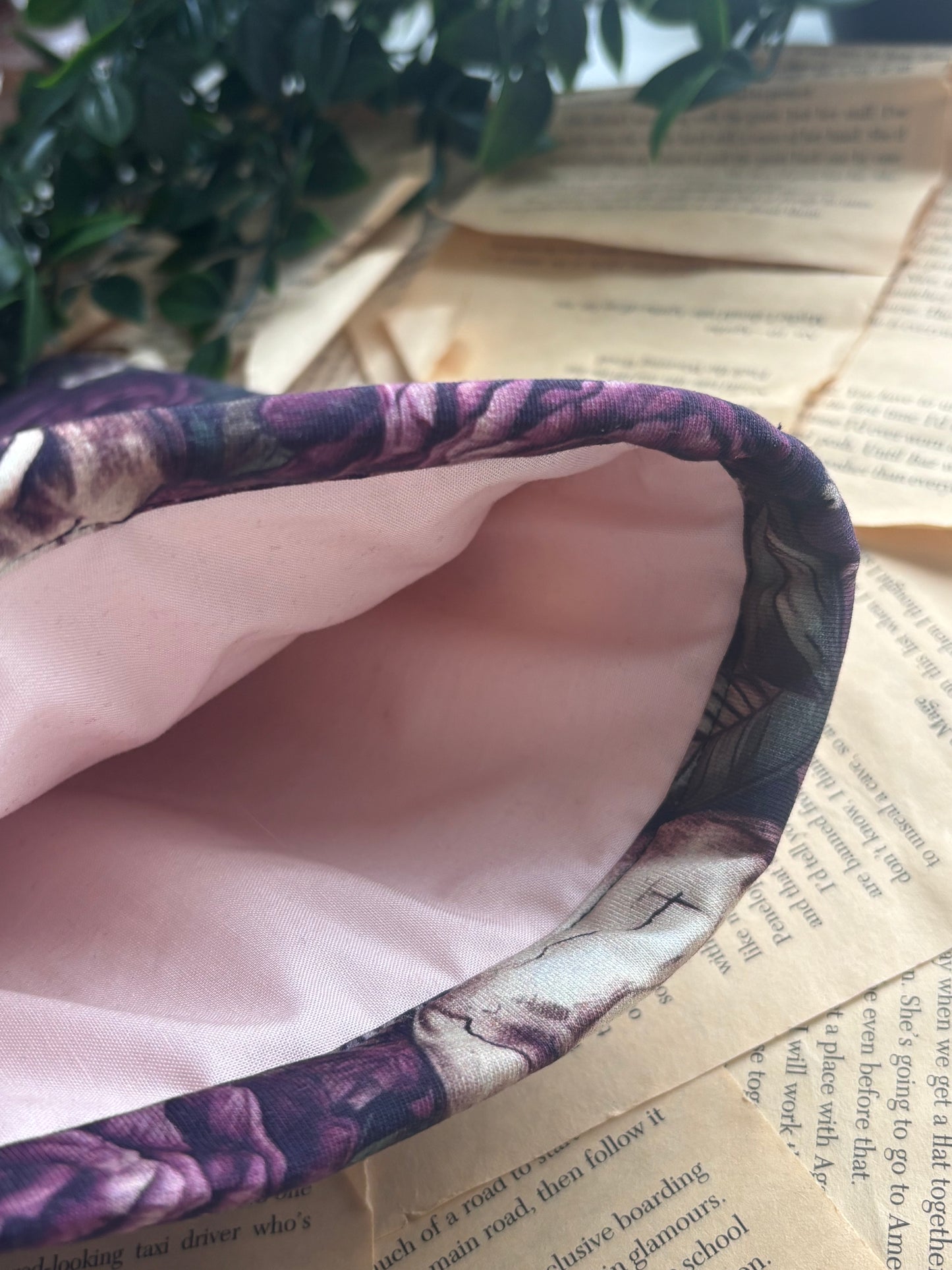 Purple Rose Skull Booksleeve (Limited Edition)