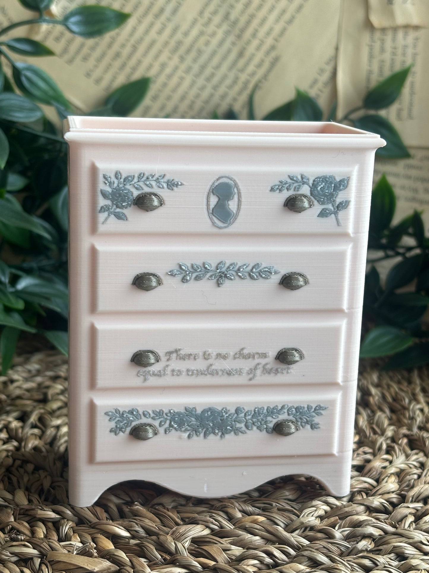 Jane Austen Kommode Penneholder/Bokmerkeholder