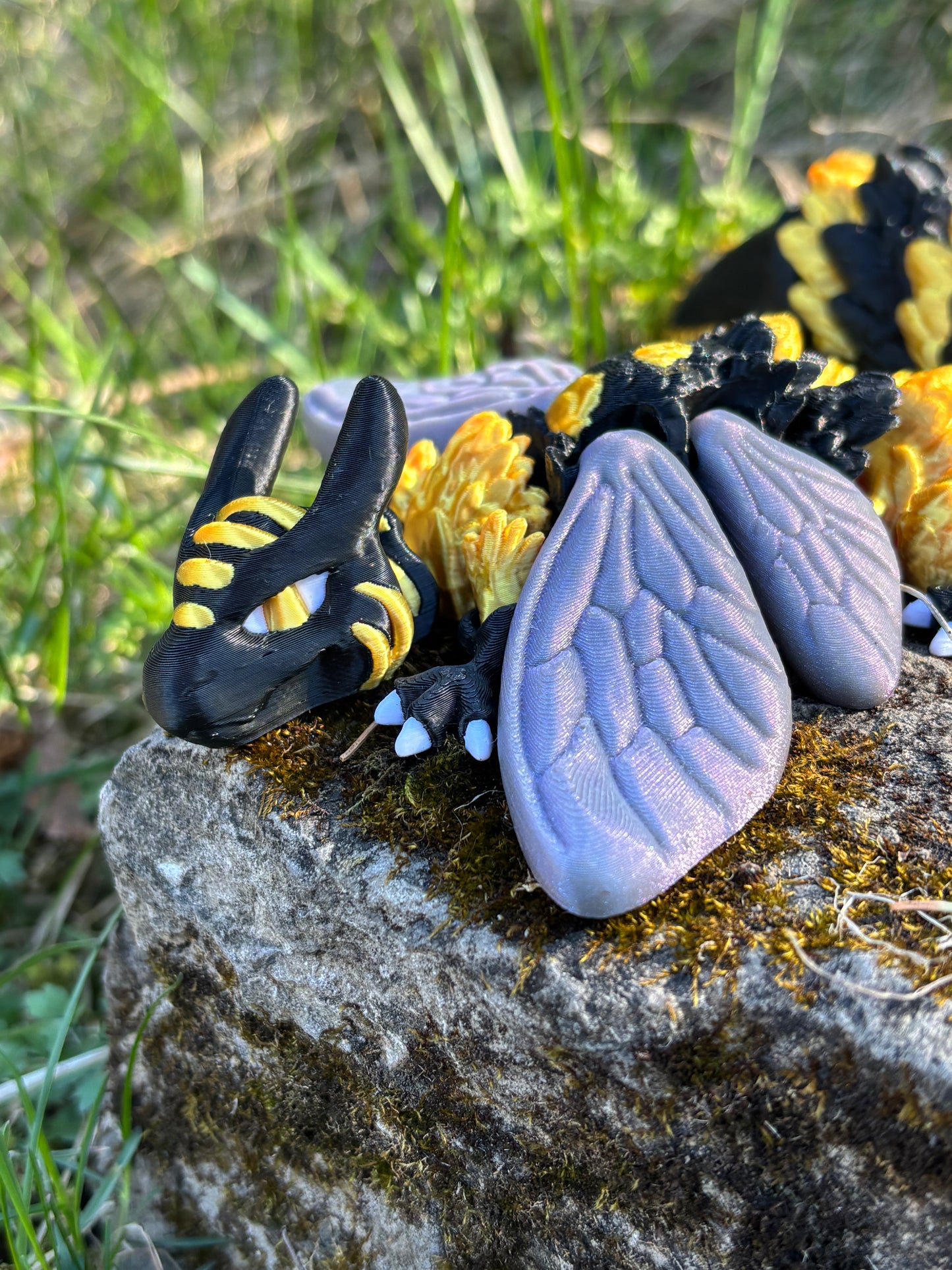 Bumble Bee Dragon- Cute 3D Fidget Dragon