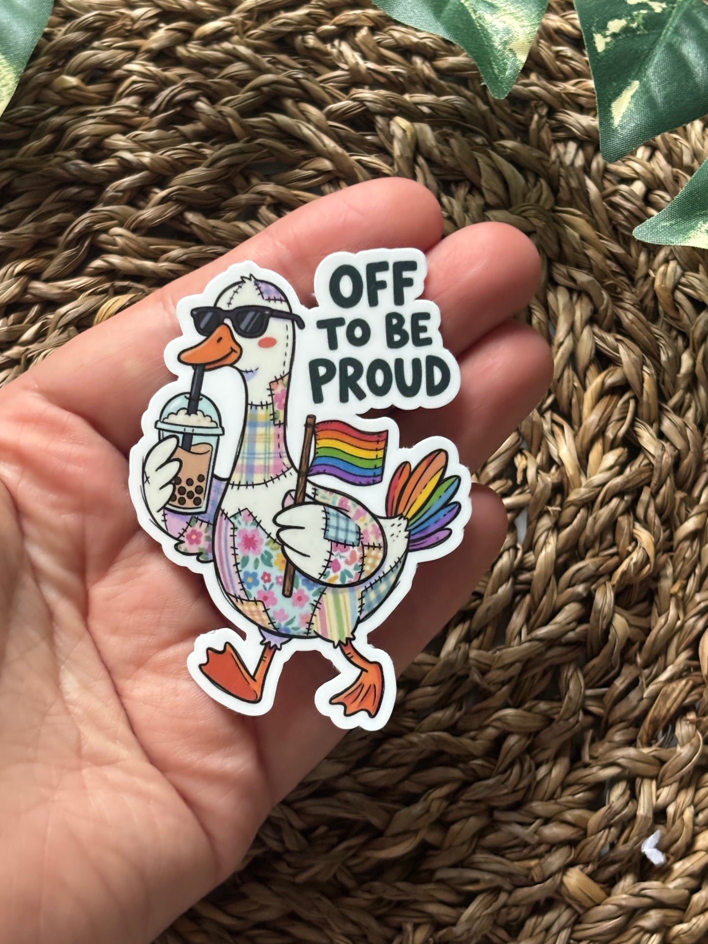 Off to be proud Sticker